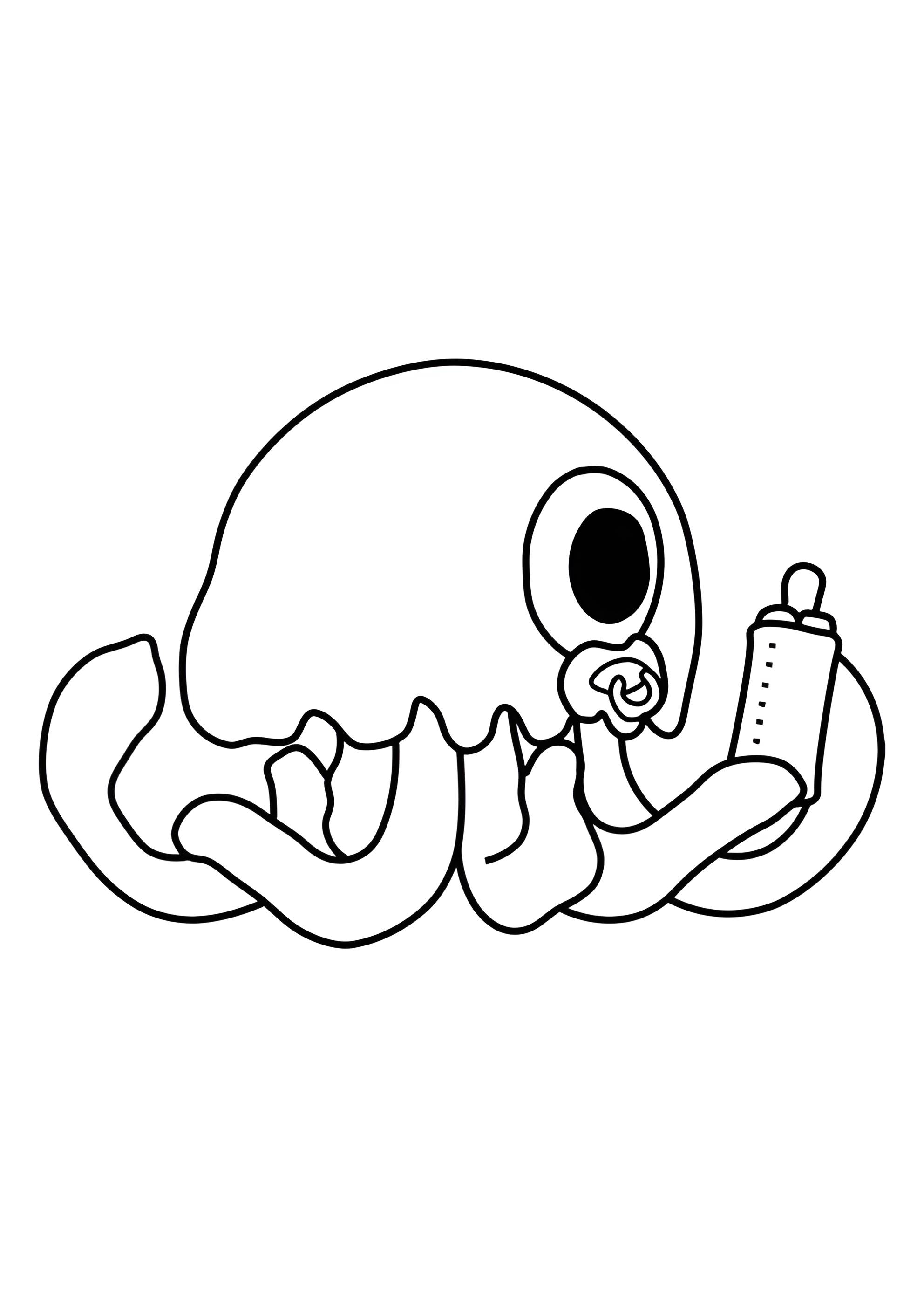 Раскраска Малыш Стингер Флинн