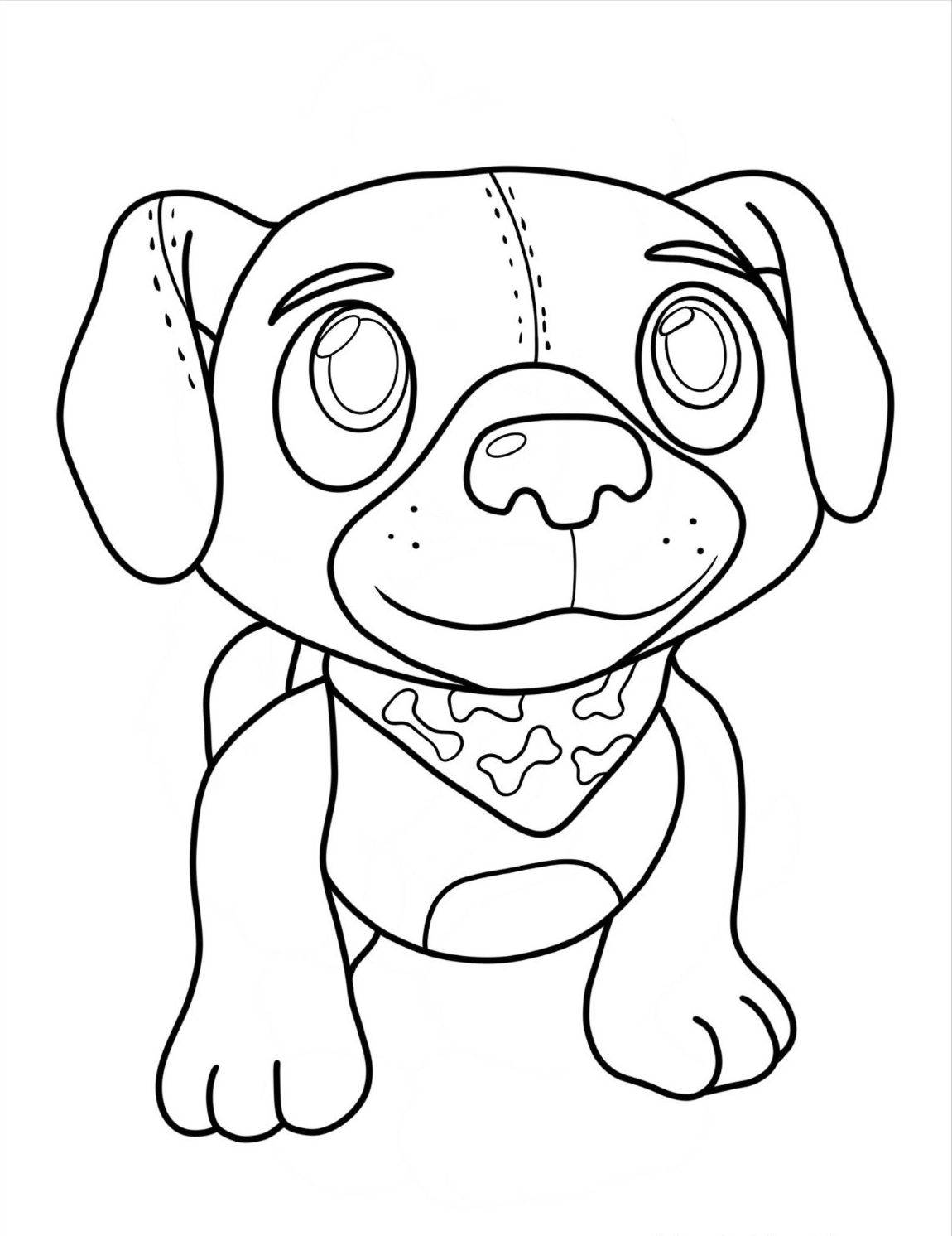 Раскраска Милый Финдо