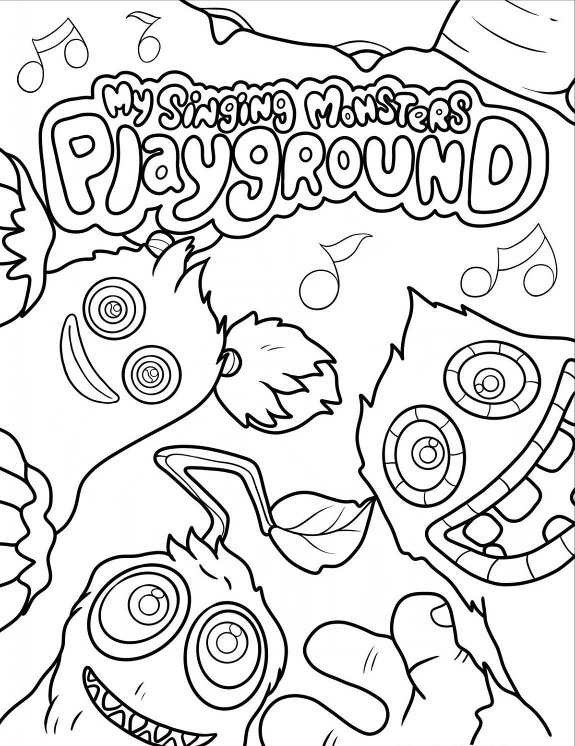 Раскраска My Singing Monsters
