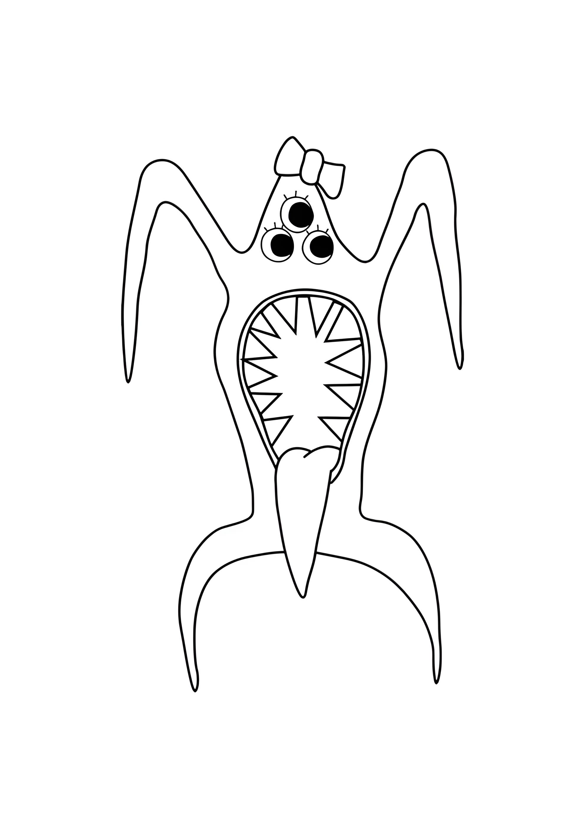 Раскраска Набналина из сада Банбан