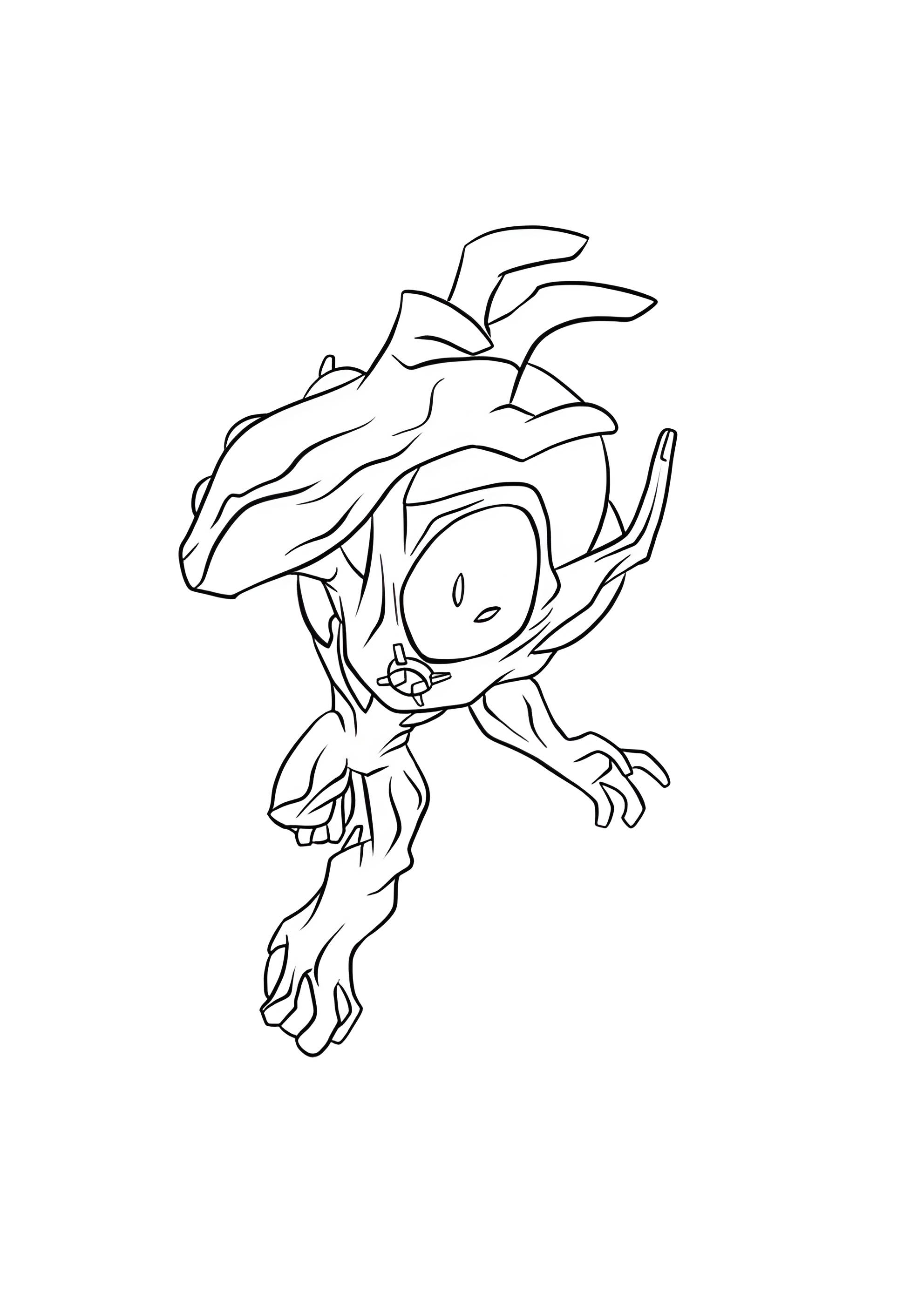 Раскраска Пламенный (Swampfire)