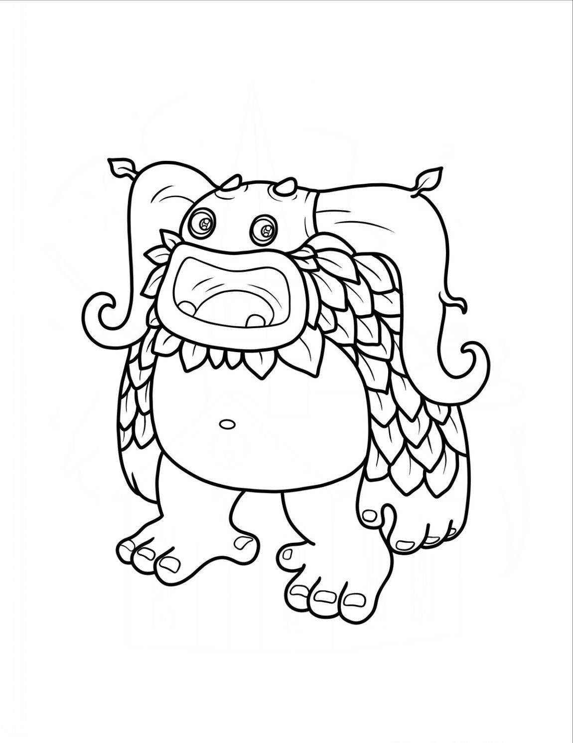 Раскраска Простая раскраска Энтбрата