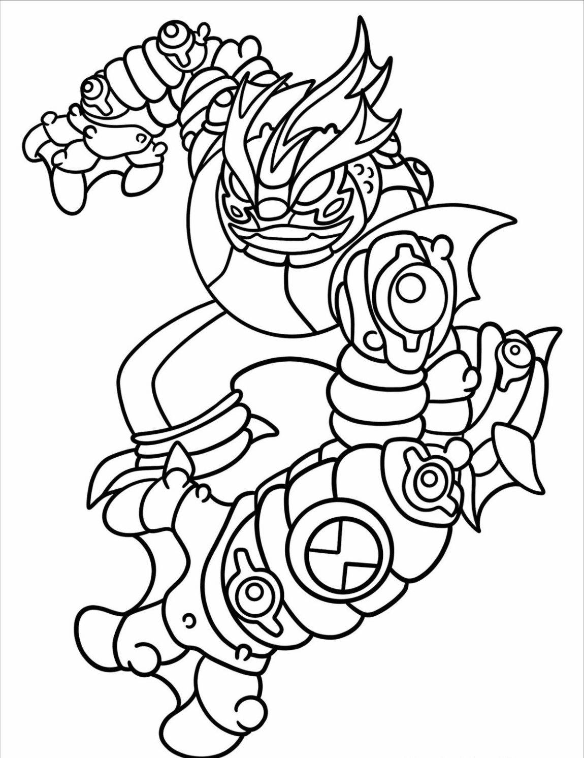 Раскраска Простой контур Слэпбэка