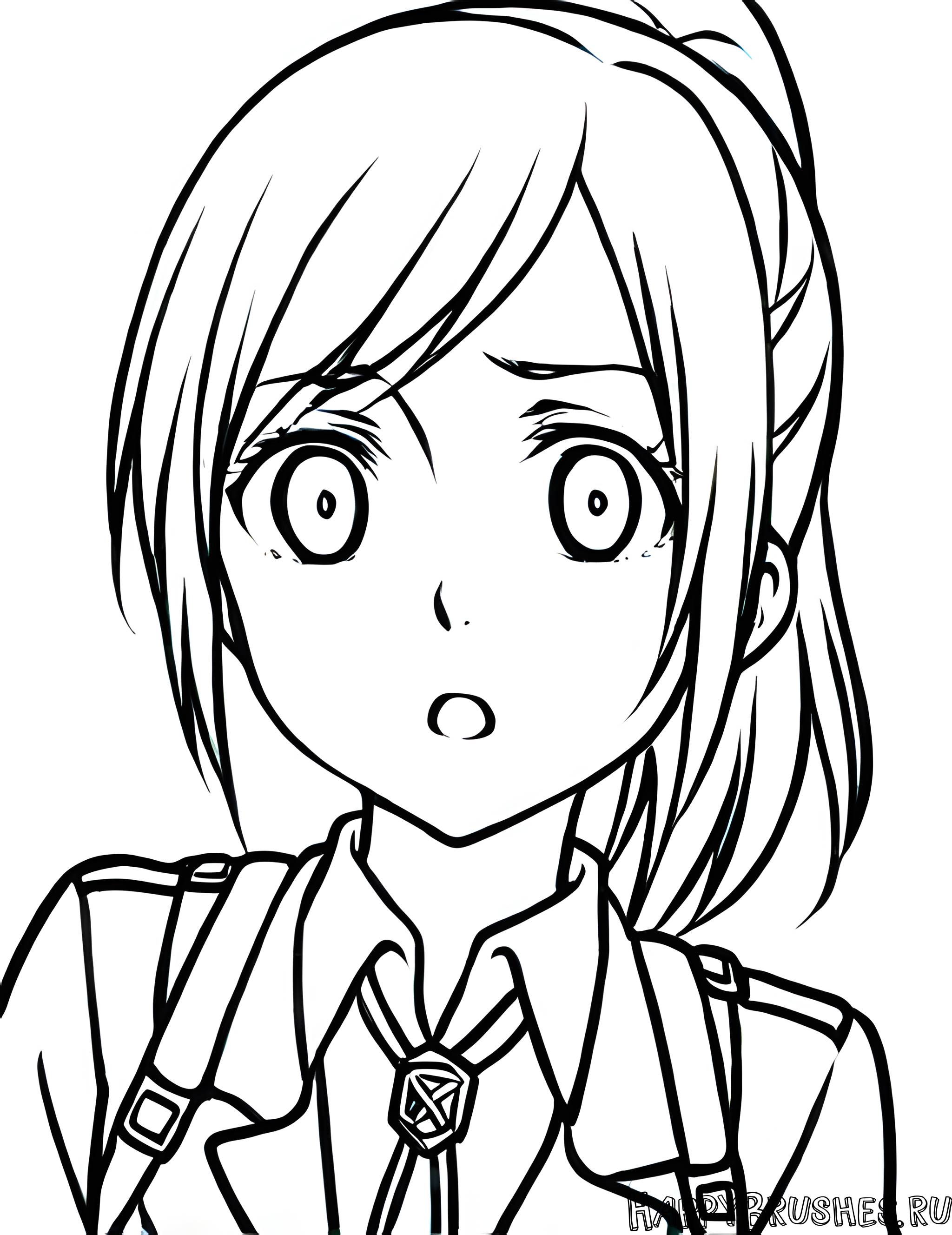 Раскраска Саша Браус 4