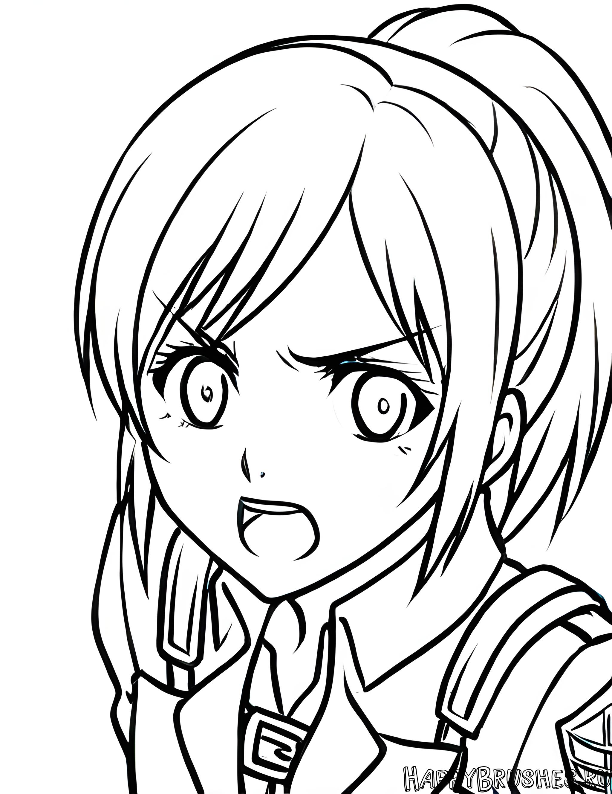 Раскраска Саша Браус 9