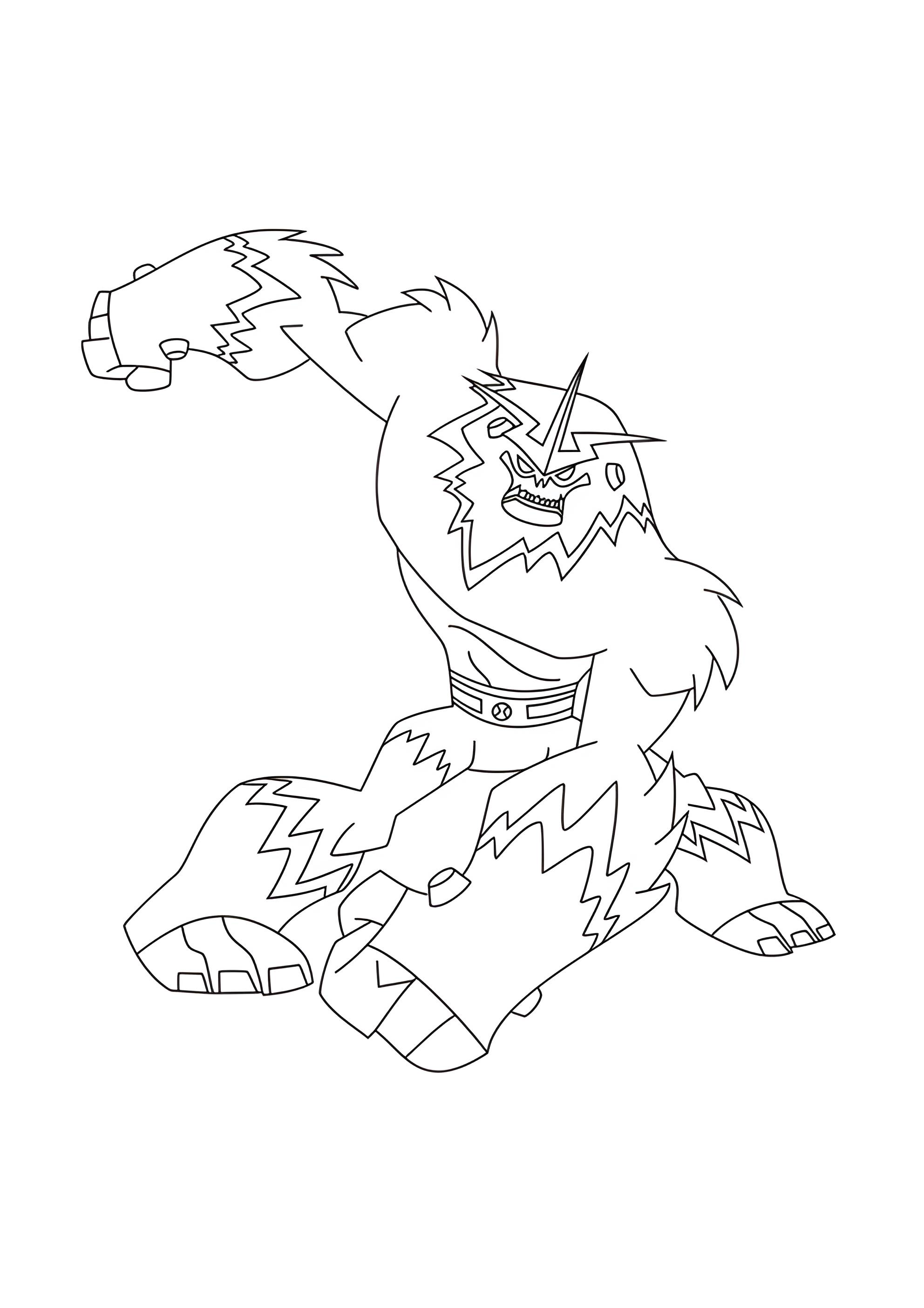 Раскраска Шок-сквоч