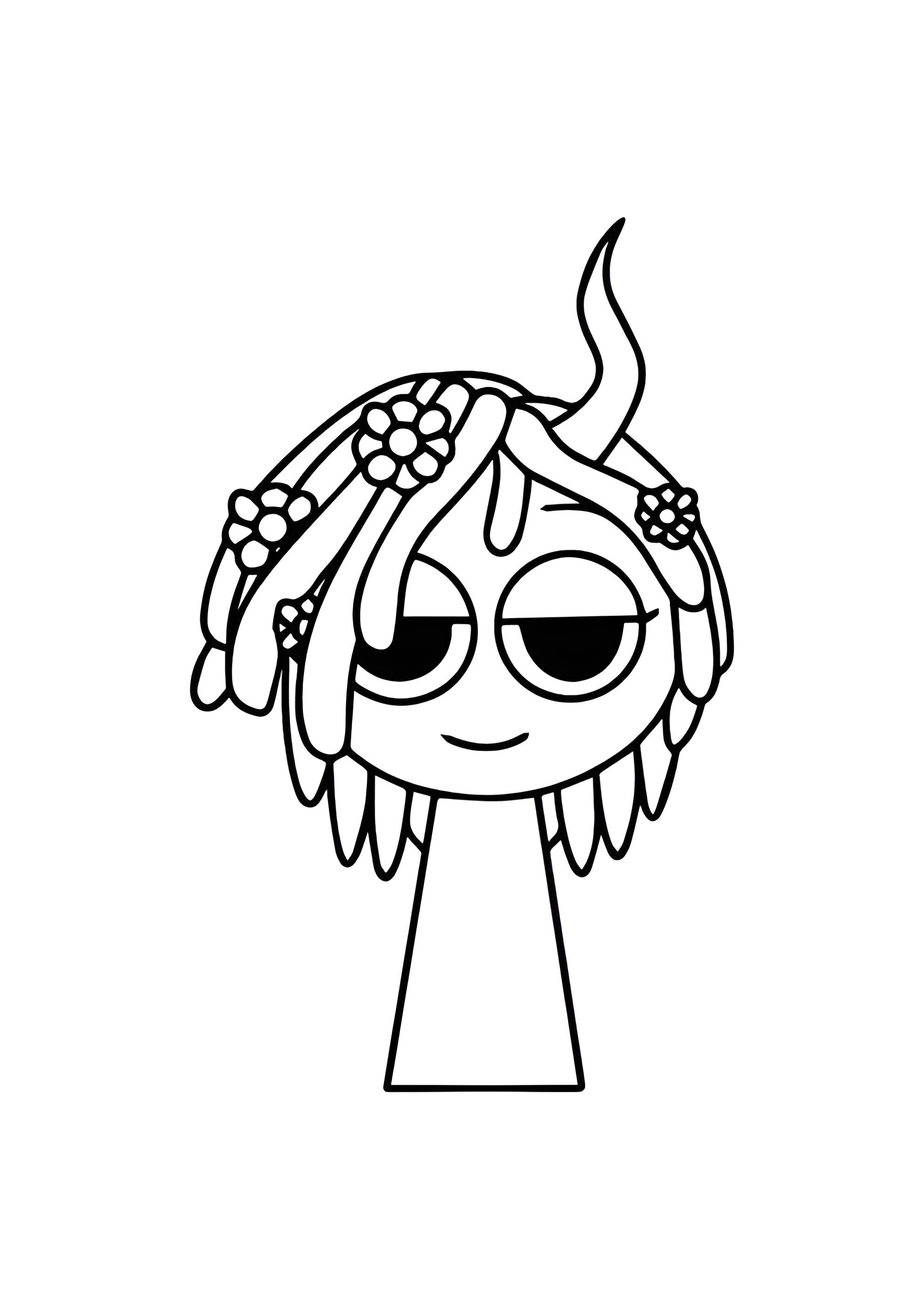 Раскраска Спрунк бит Винерия