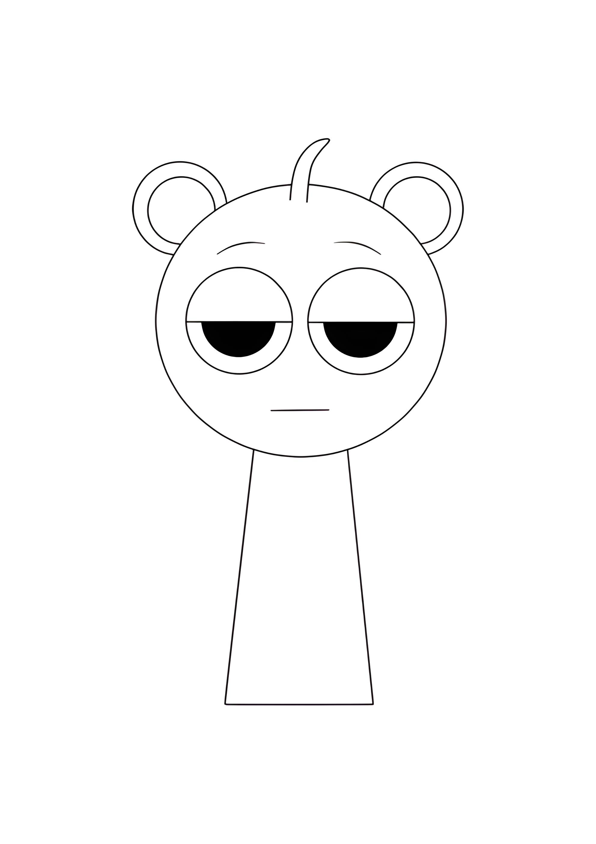 Раскраска Спрунк Скай