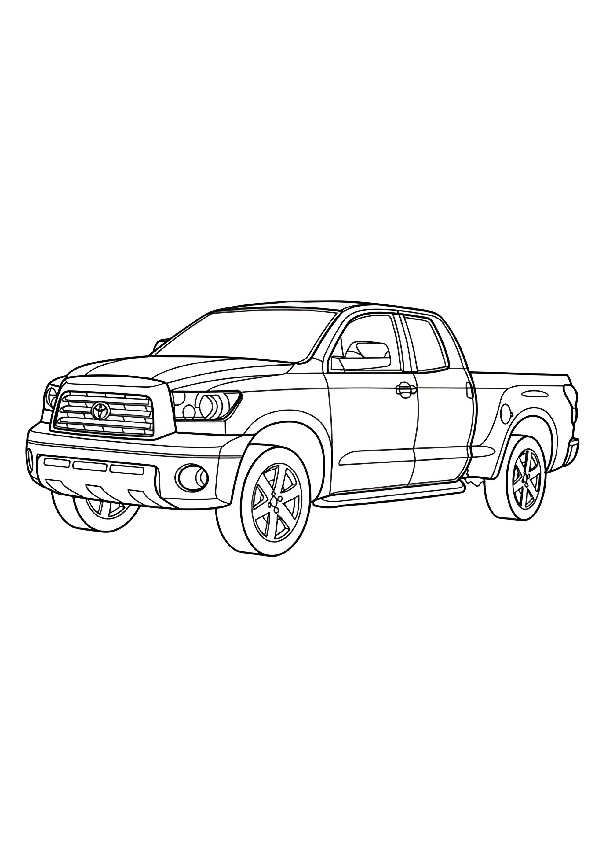 Раскраска Тойота Тундра