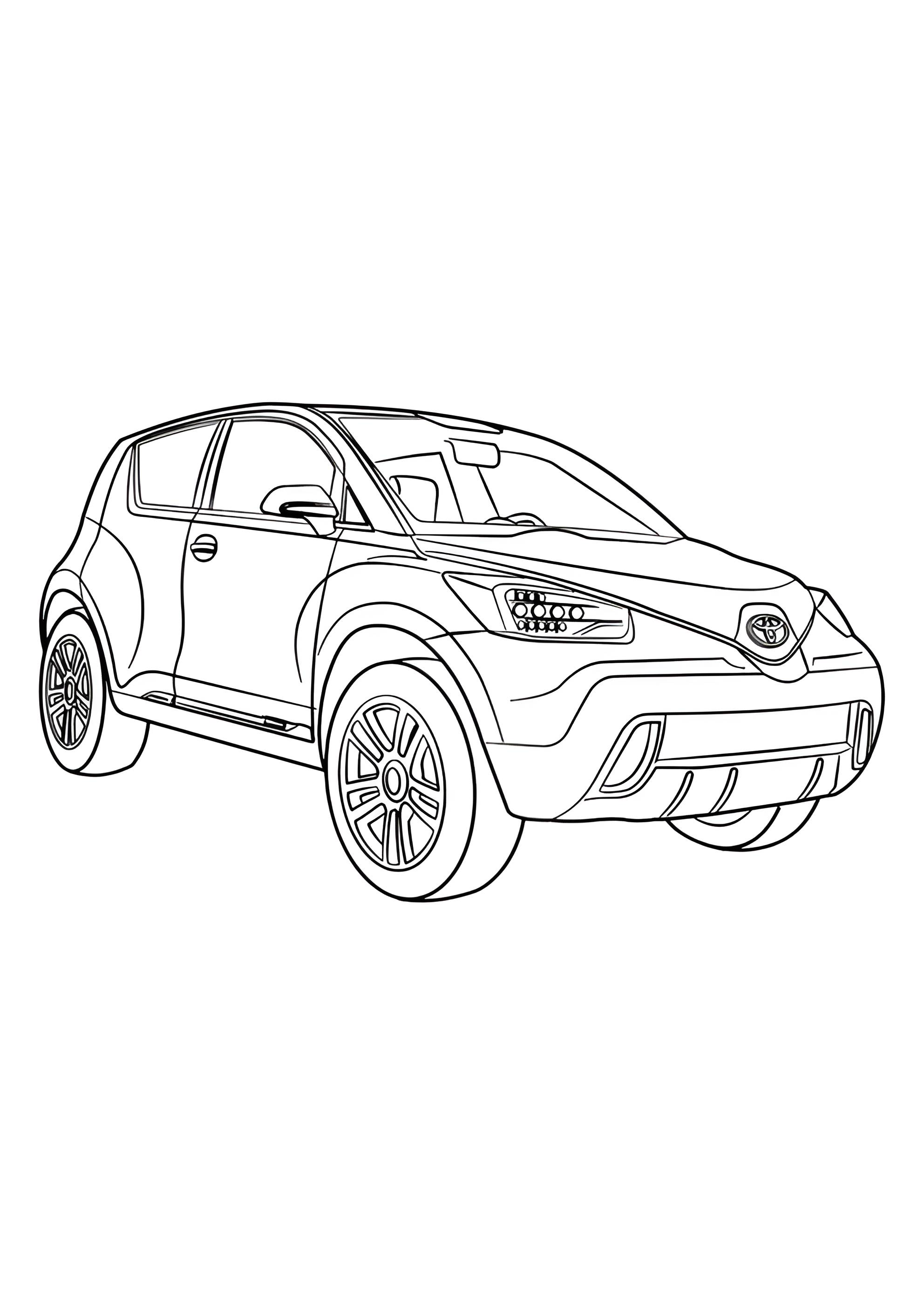 Раскраска Тойота Урбан Крузер