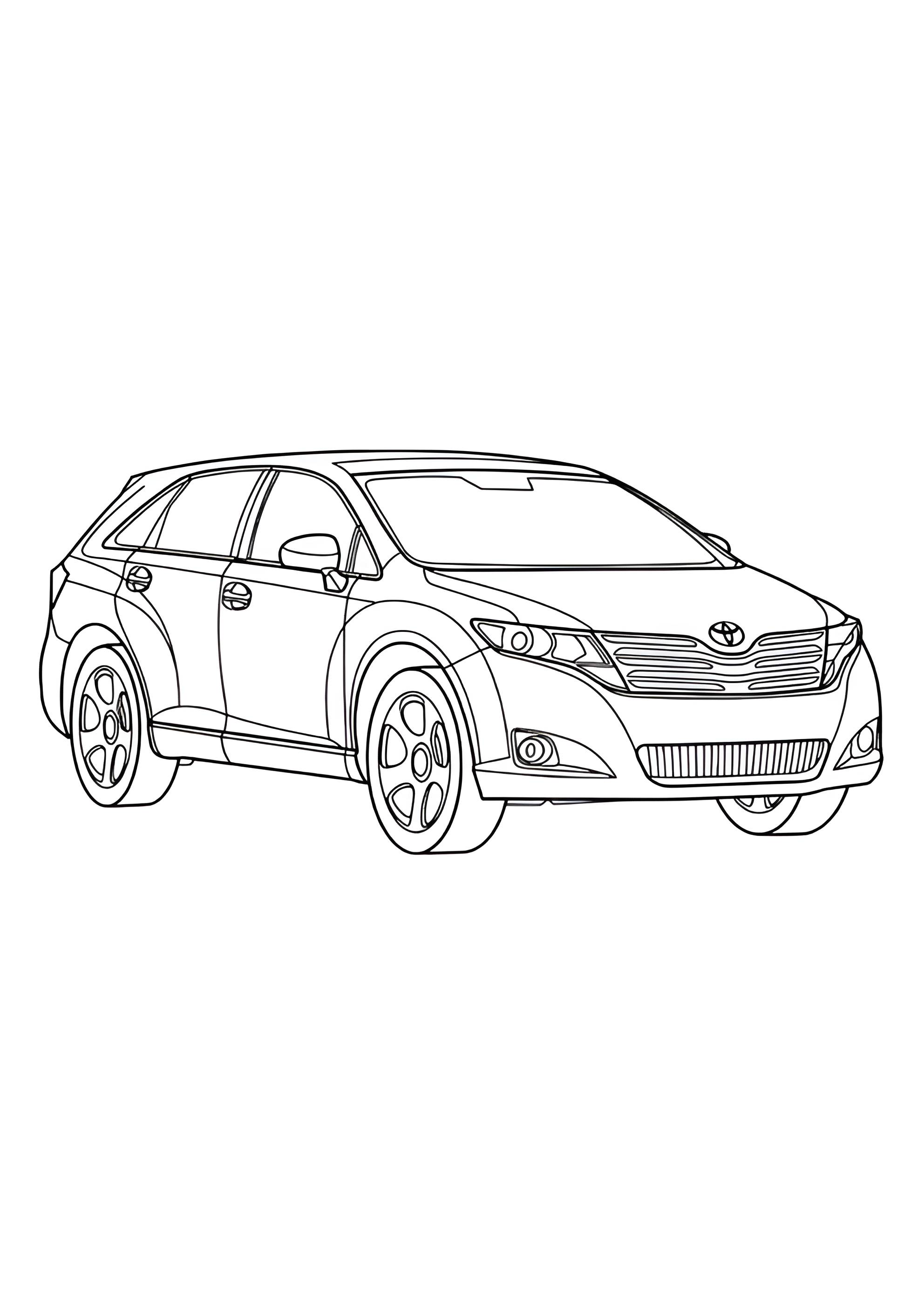 Раскраска Тойота Венза