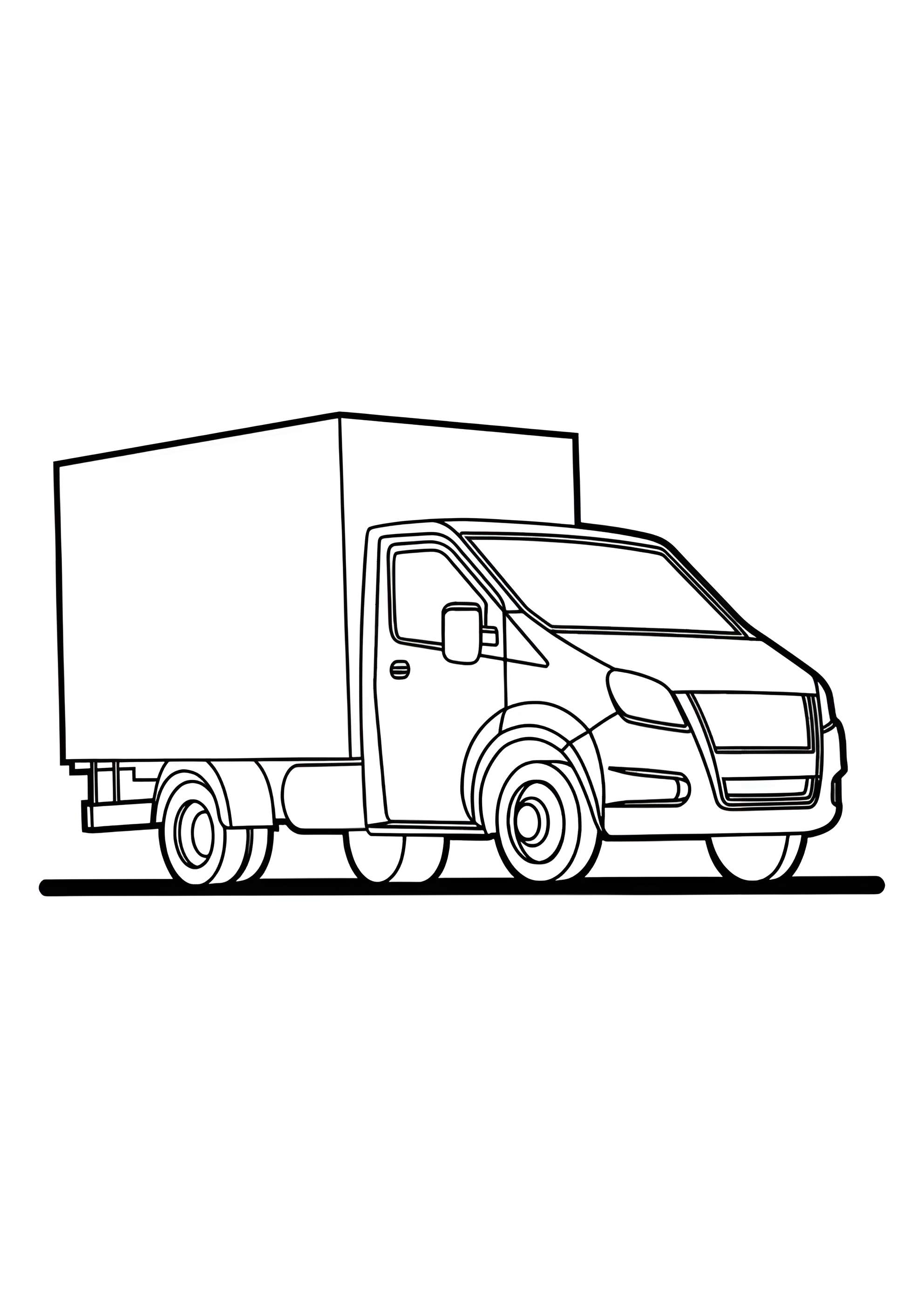 Раскраска Грузовая машина