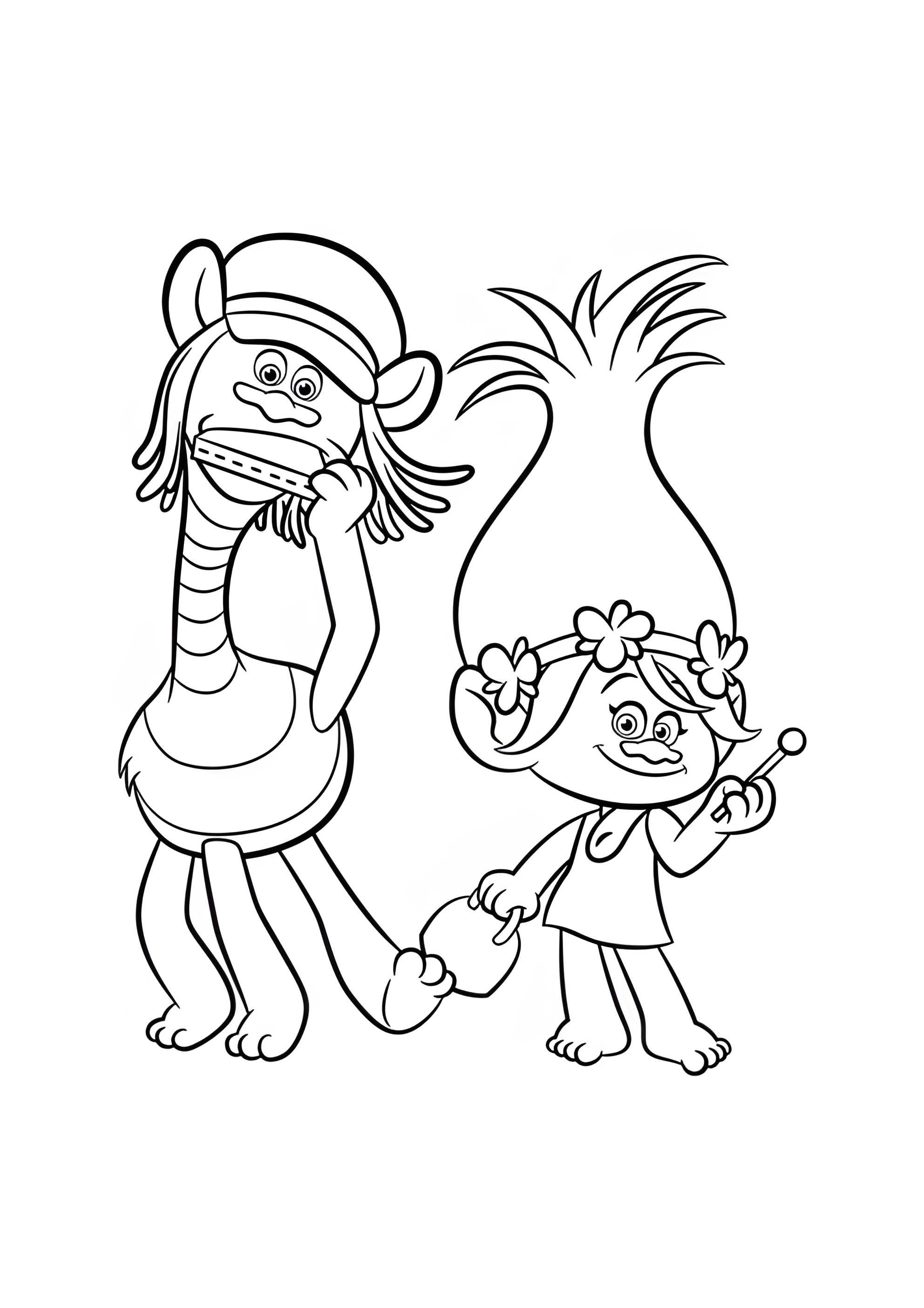 Раскраска Купер и Розочка