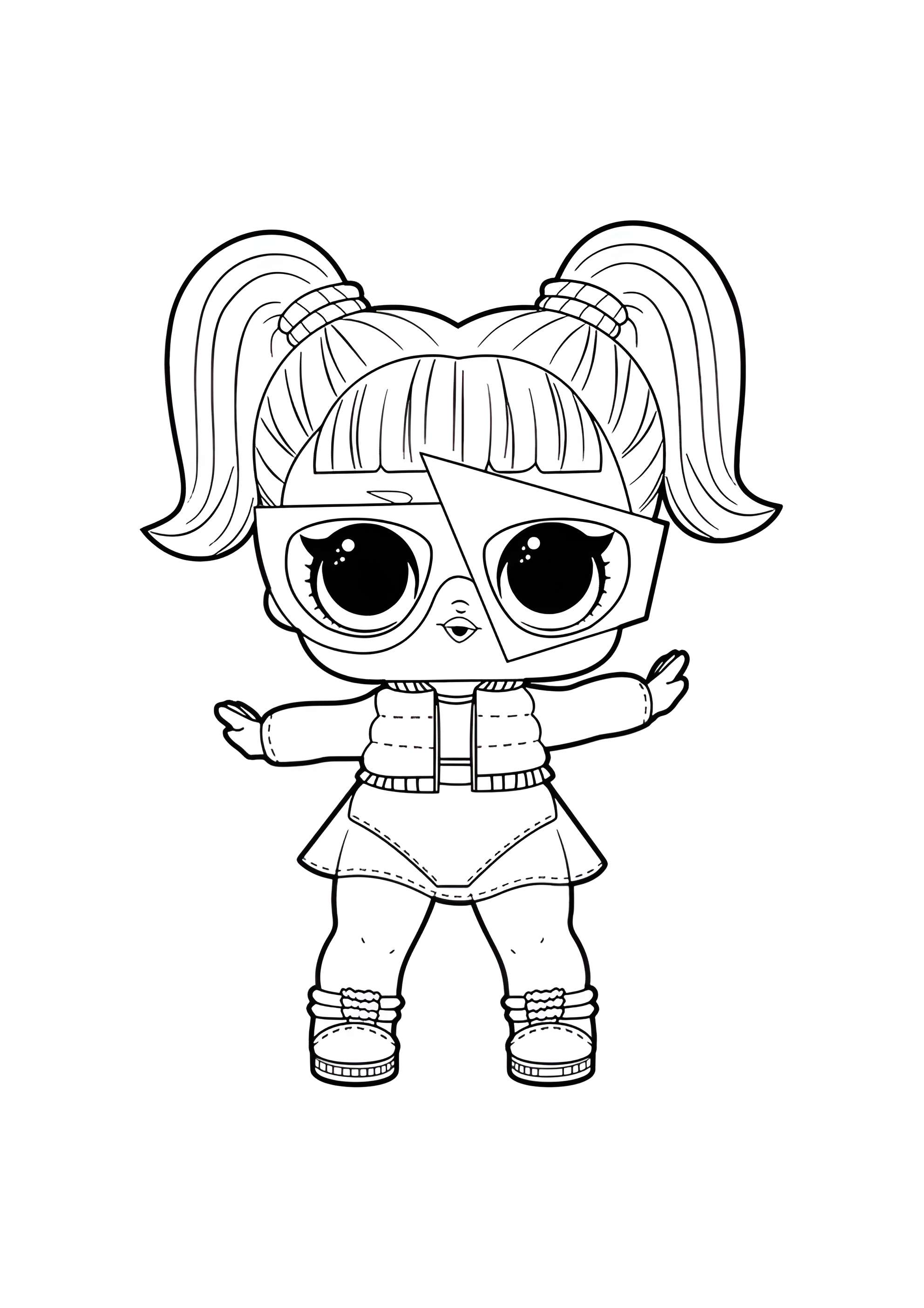 Раскраска ЛОЛ Гламстронавт