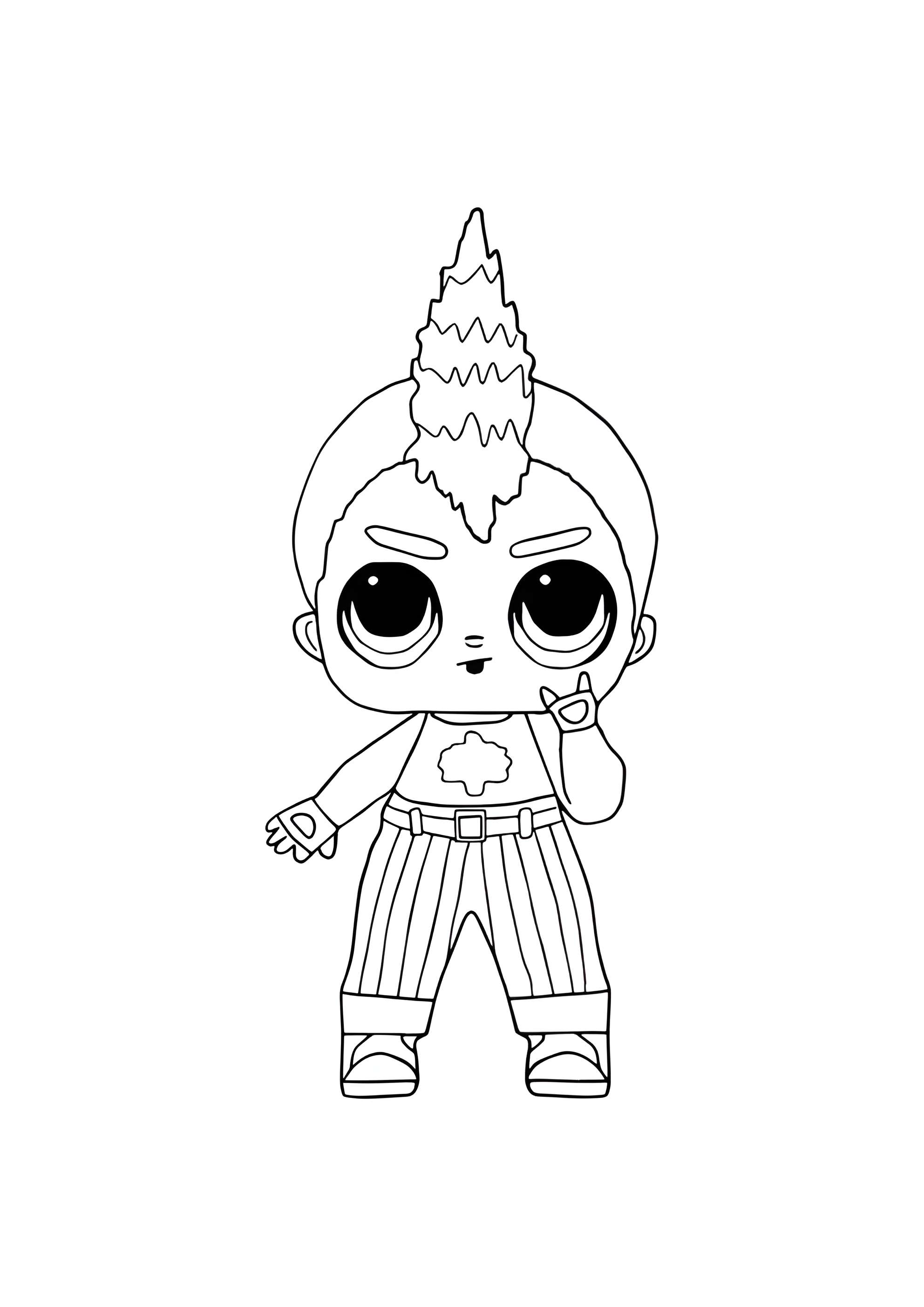 Раскраска ЛОЛ мальчик Сумерки