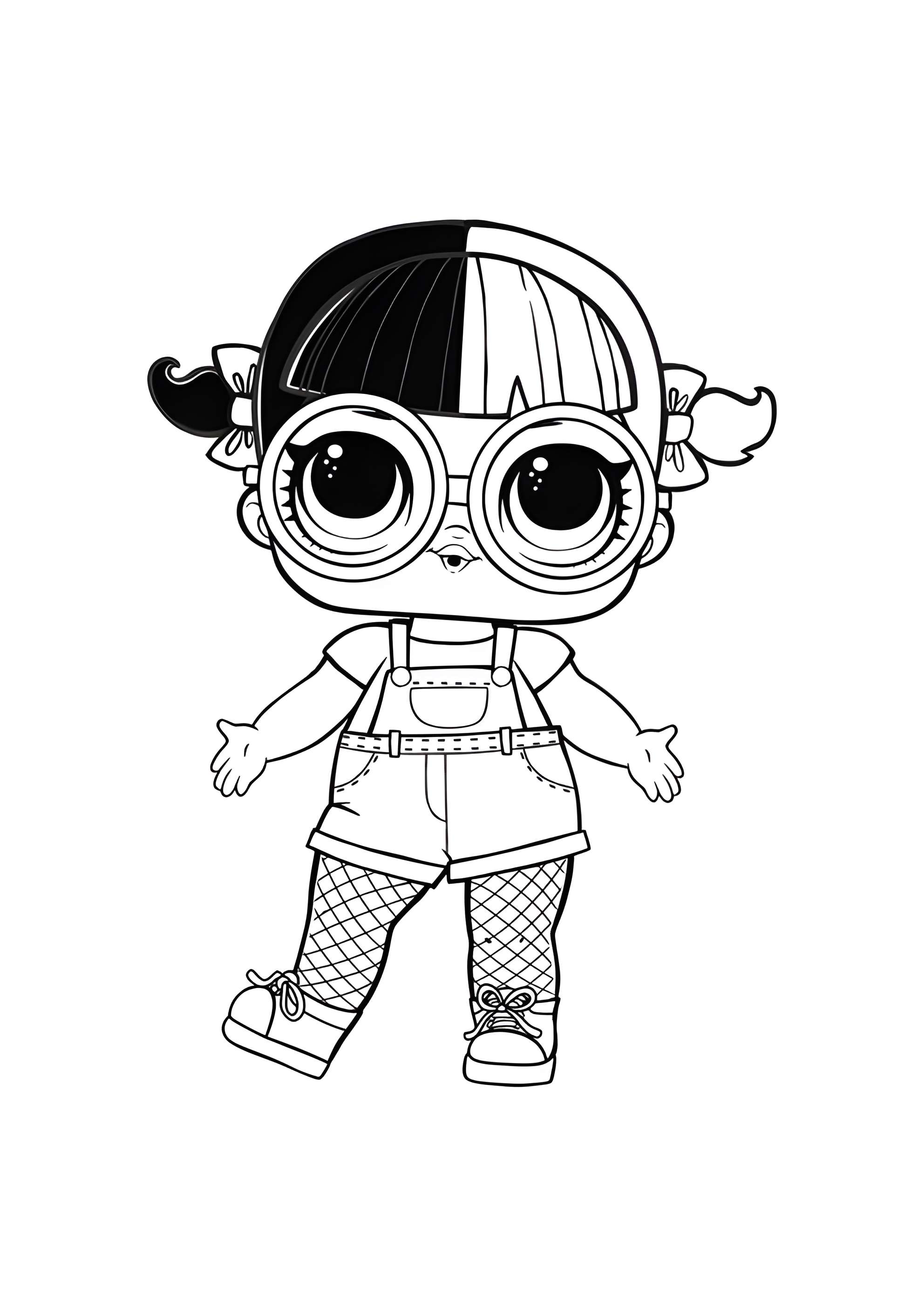 Раскраска ЛОЛ малышка по соседству