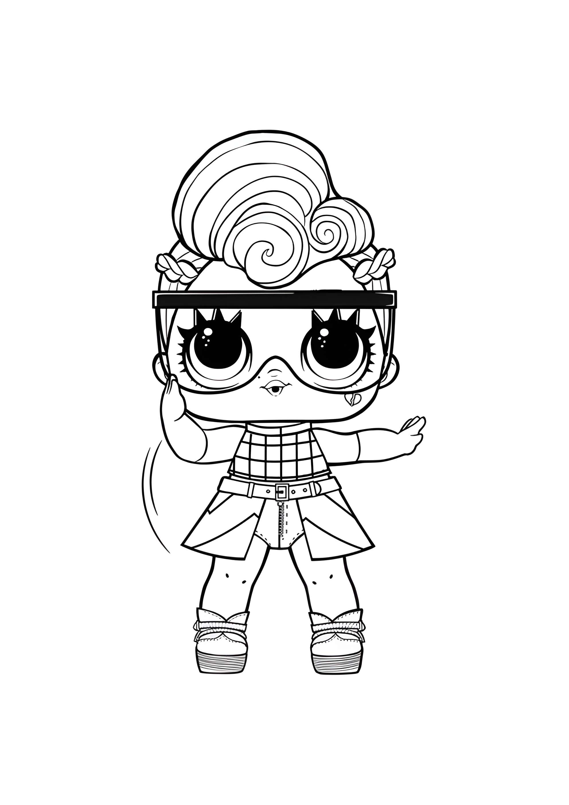 Раскраска ЛОЛ МС Поссе