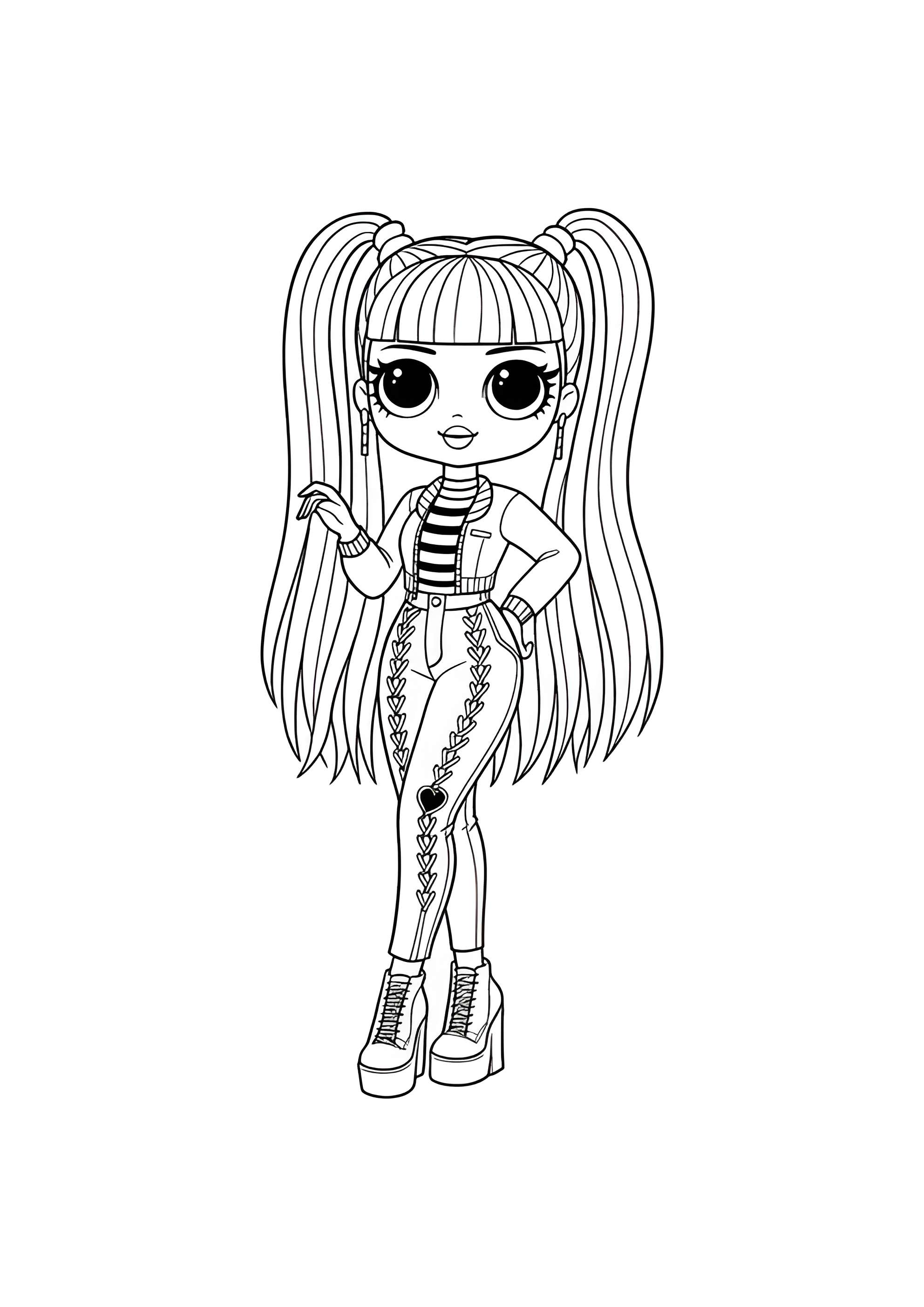 Раскраска ЛОЛ ОМГ Перчинка