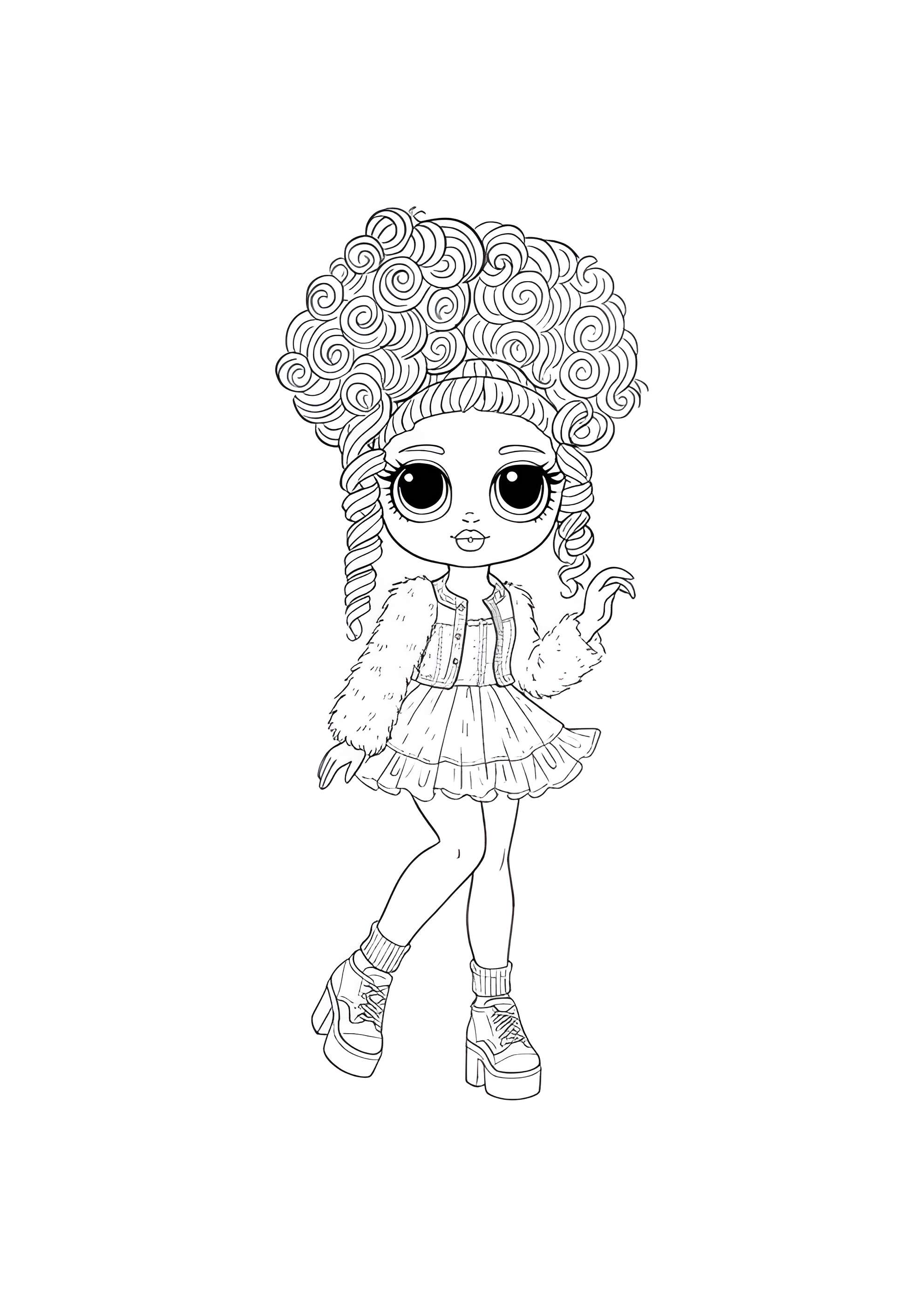 Раскраска ЛОЛ ОМГ Свитс