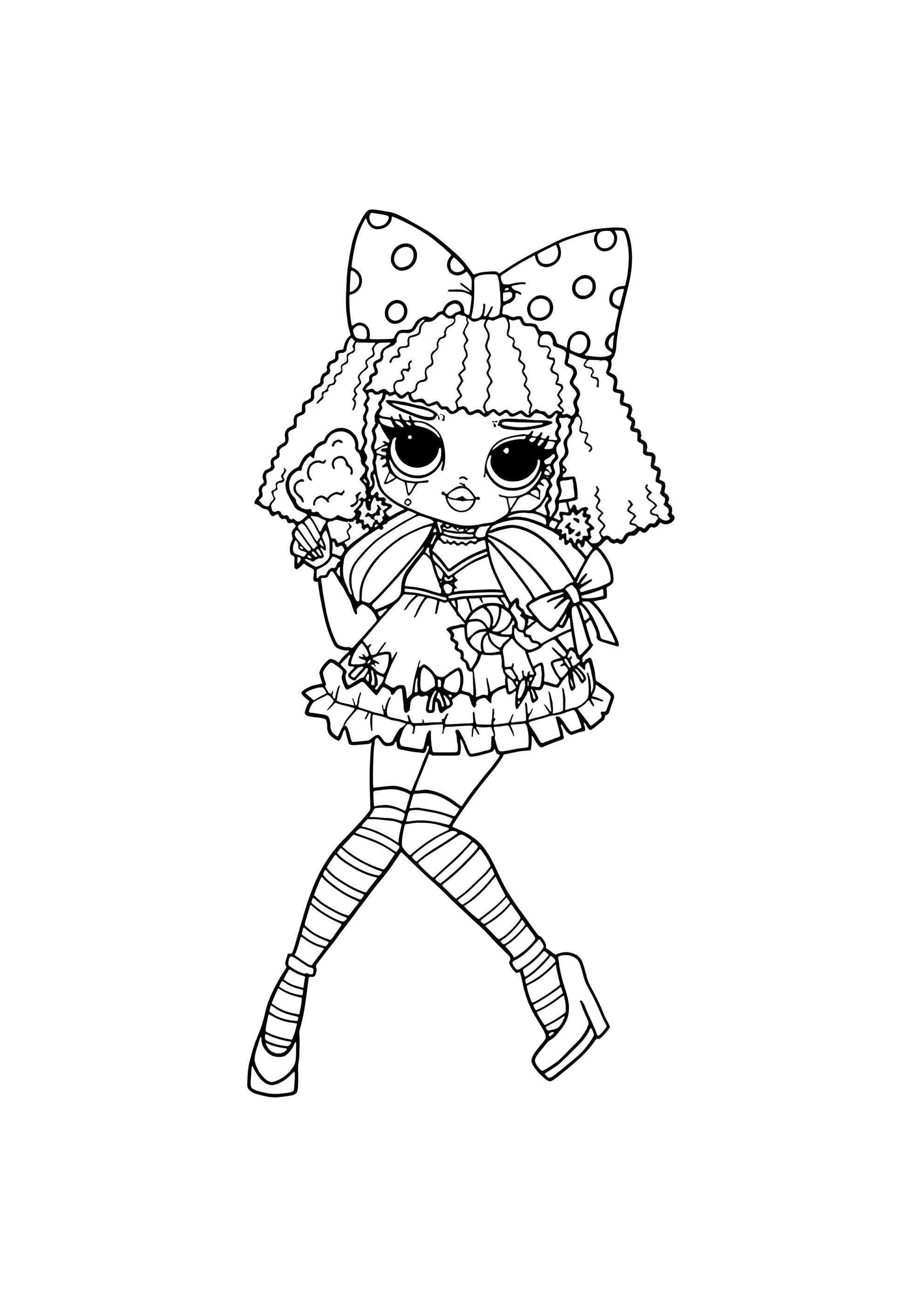 Раскраска ЛОЛ ОМГ Трикста