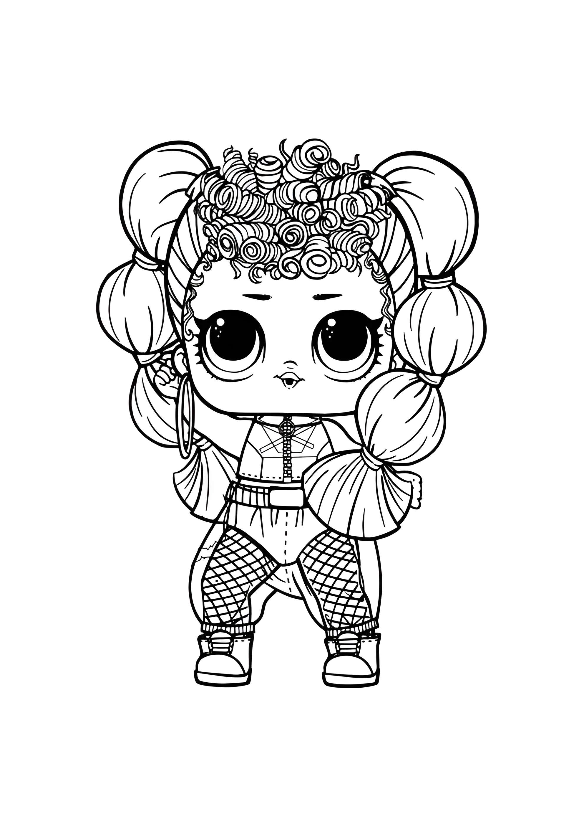 Раскраска ЛОЛ ремикс Ней Ней