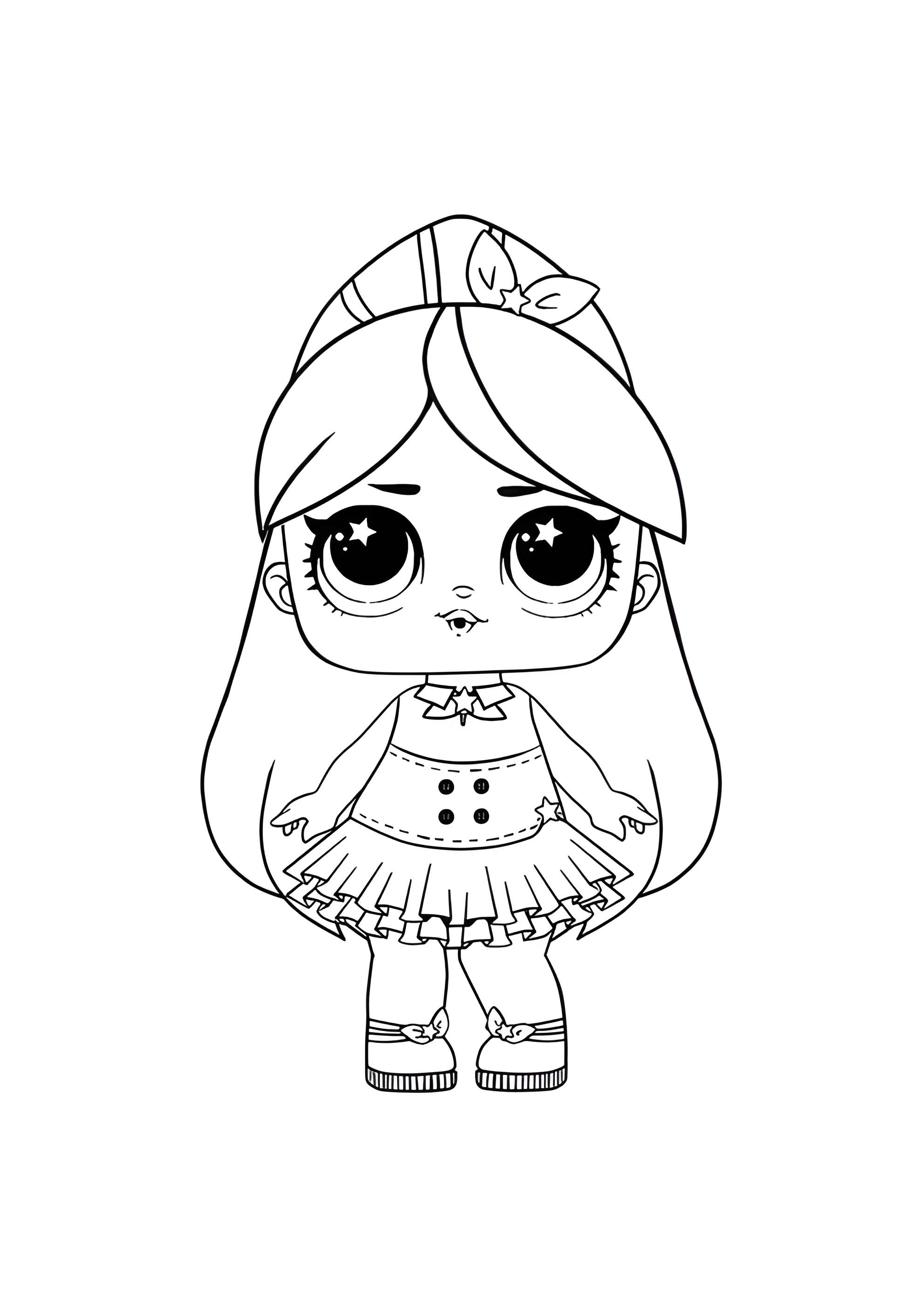 Раскраска ЛОЛ Старлайт