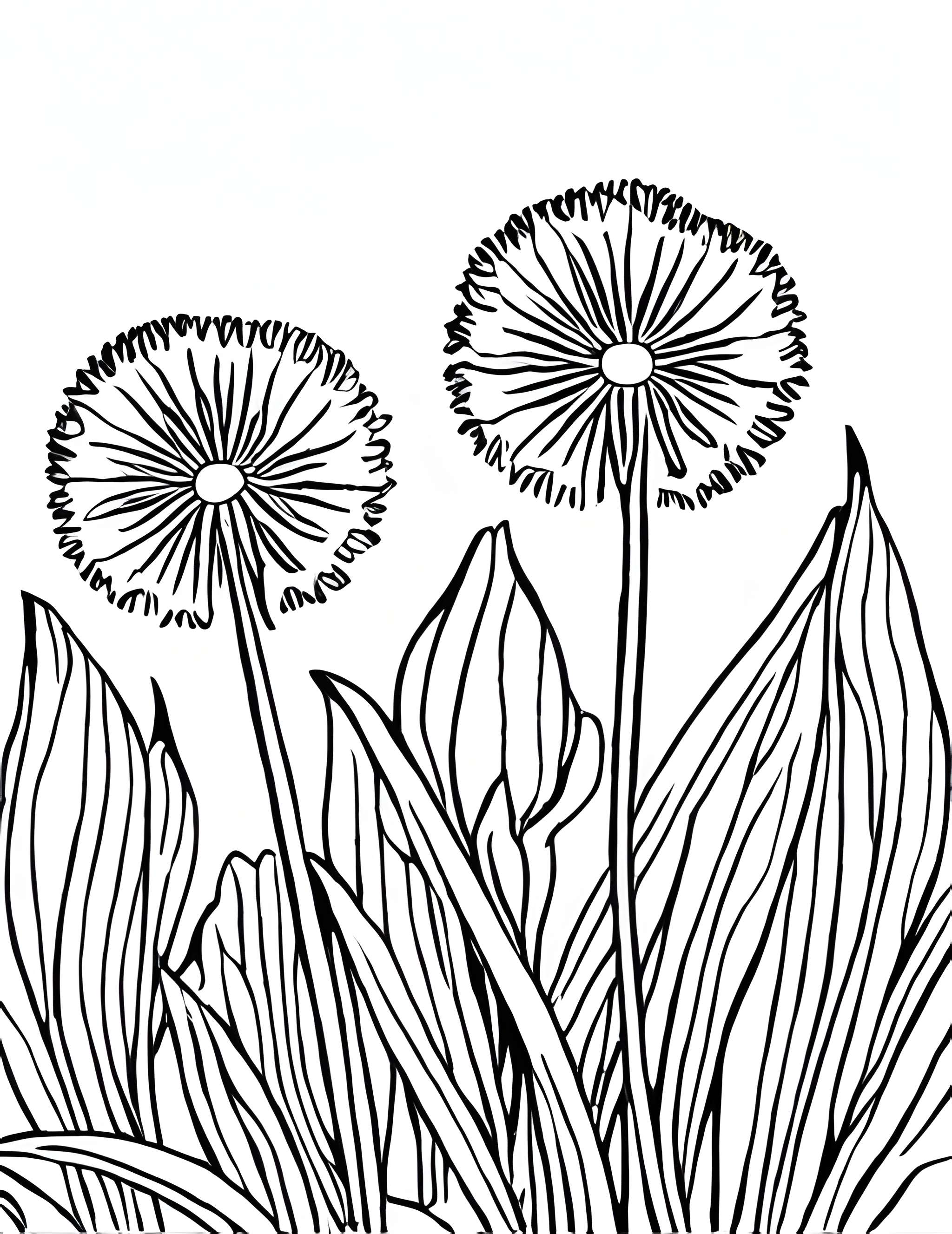 Раскраска Мать-и-мачеха 9