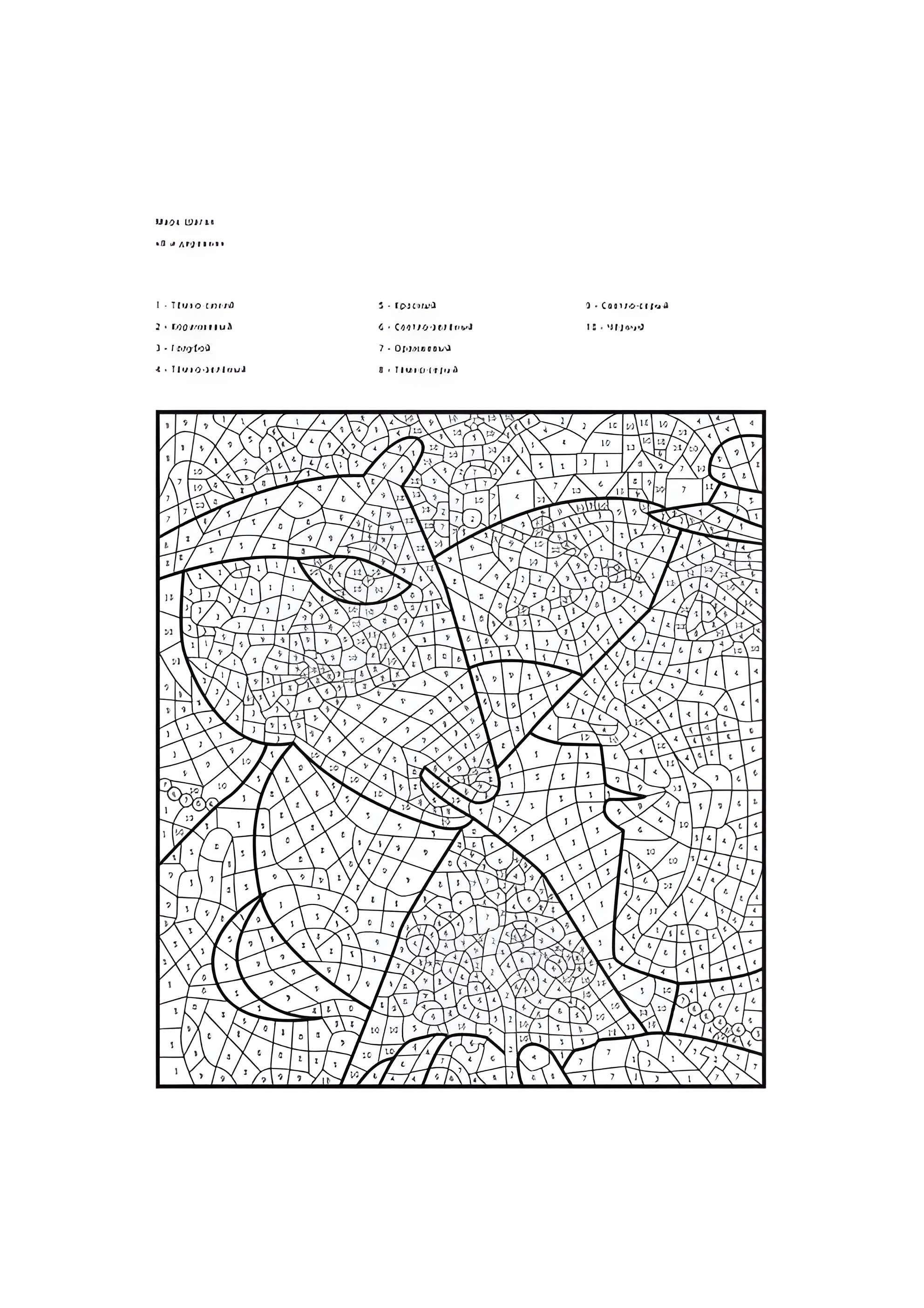 Раскраска По номерам Я и деревня (Марк Шагал)