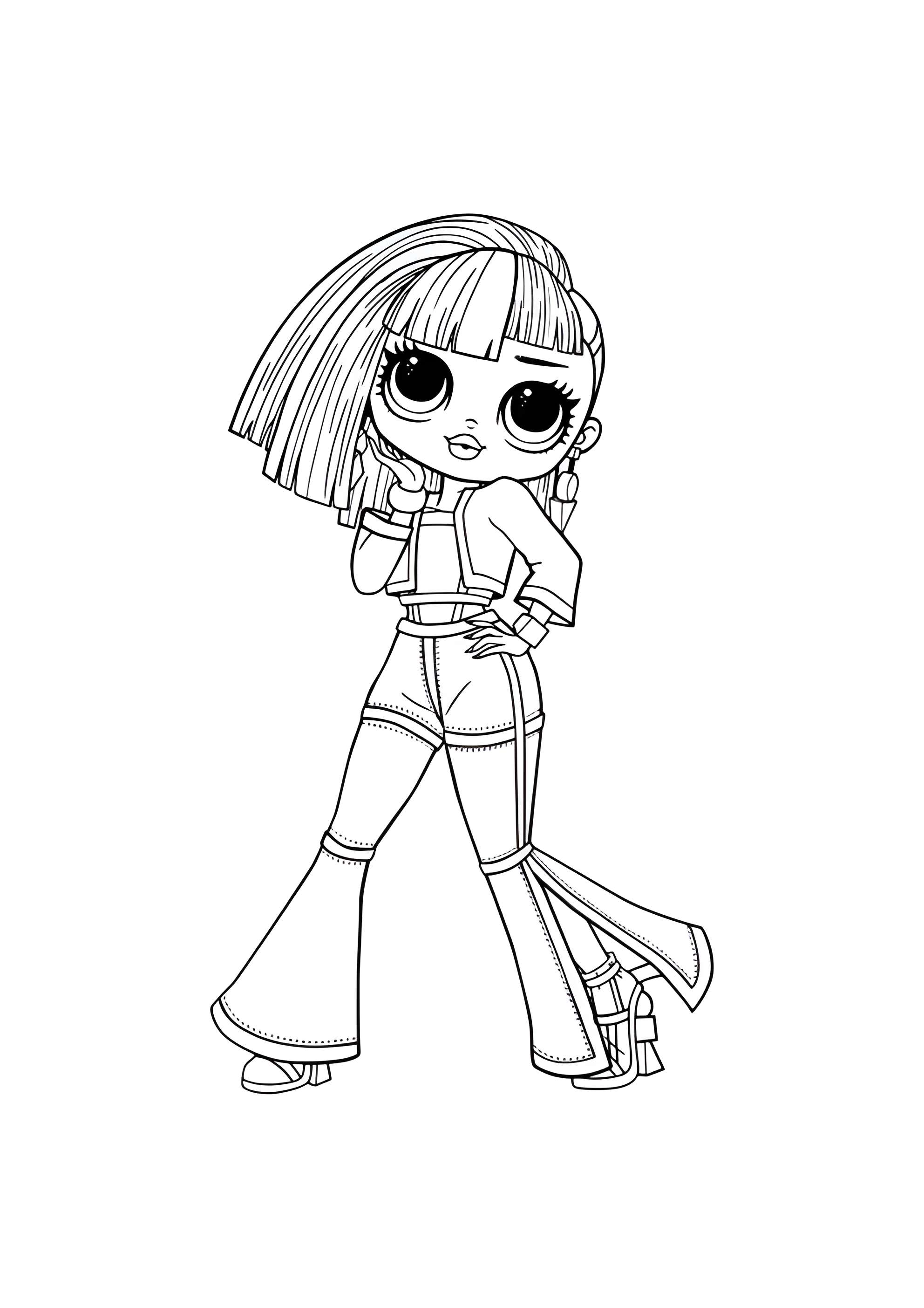 Раскраска Уголки (Angles) ЛОЛ ОМГ Лайтс