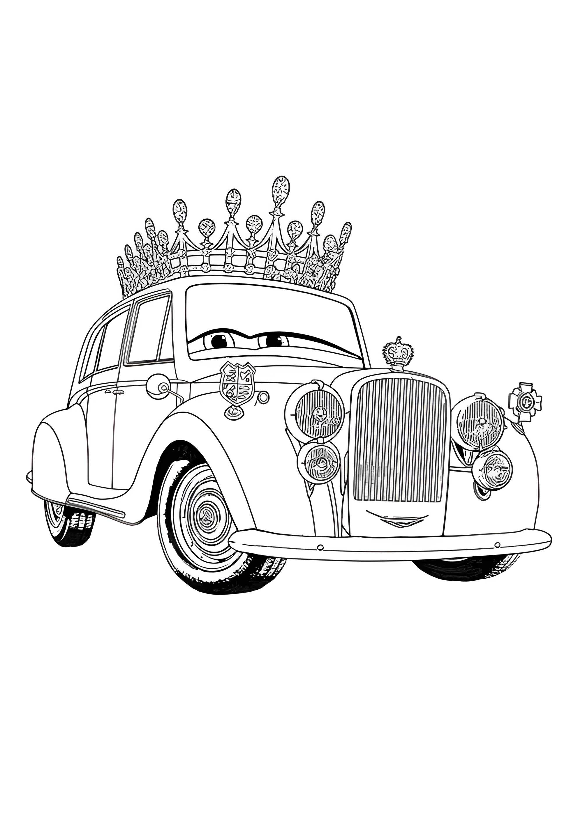 Раскраска Английская Королева