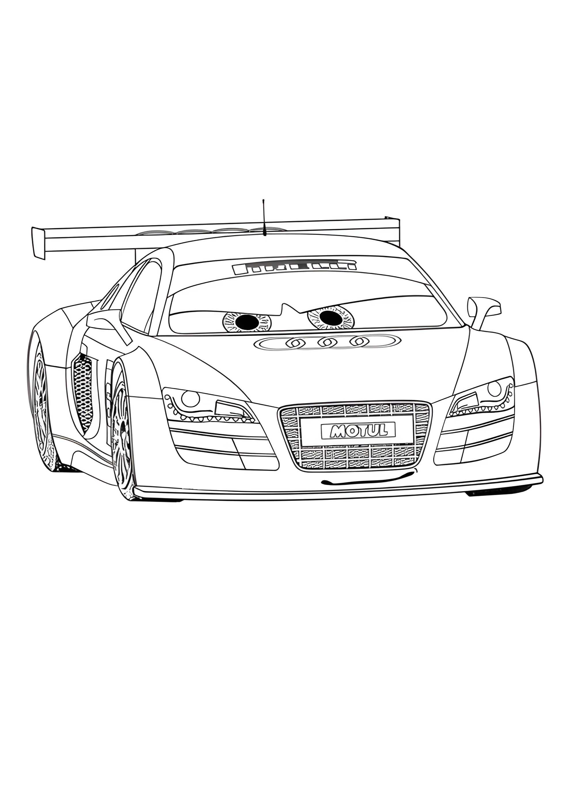 Раскраска Тачка Audi