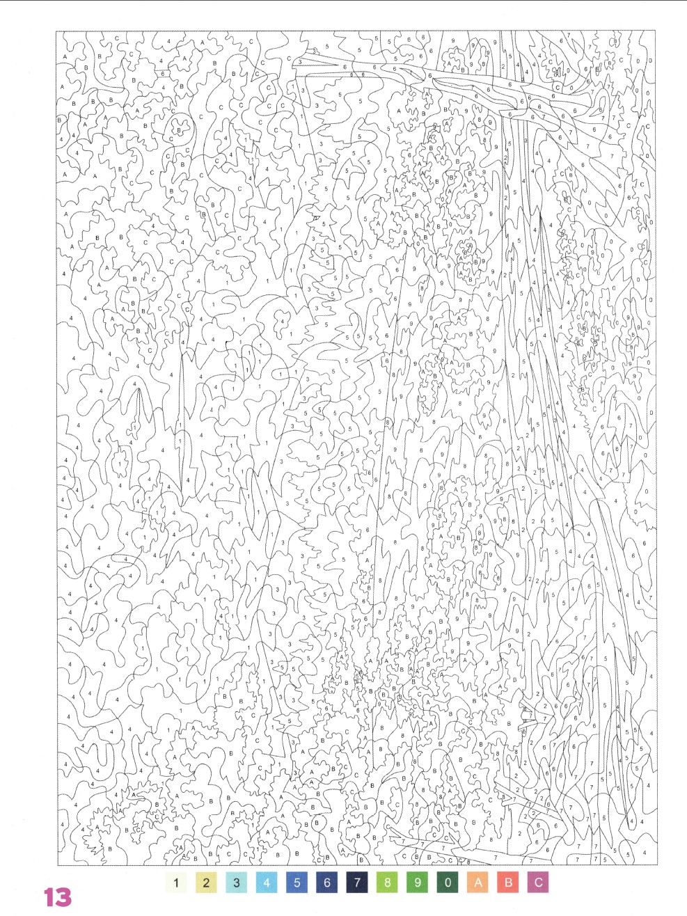 Раскраска Аниме по номерам 13