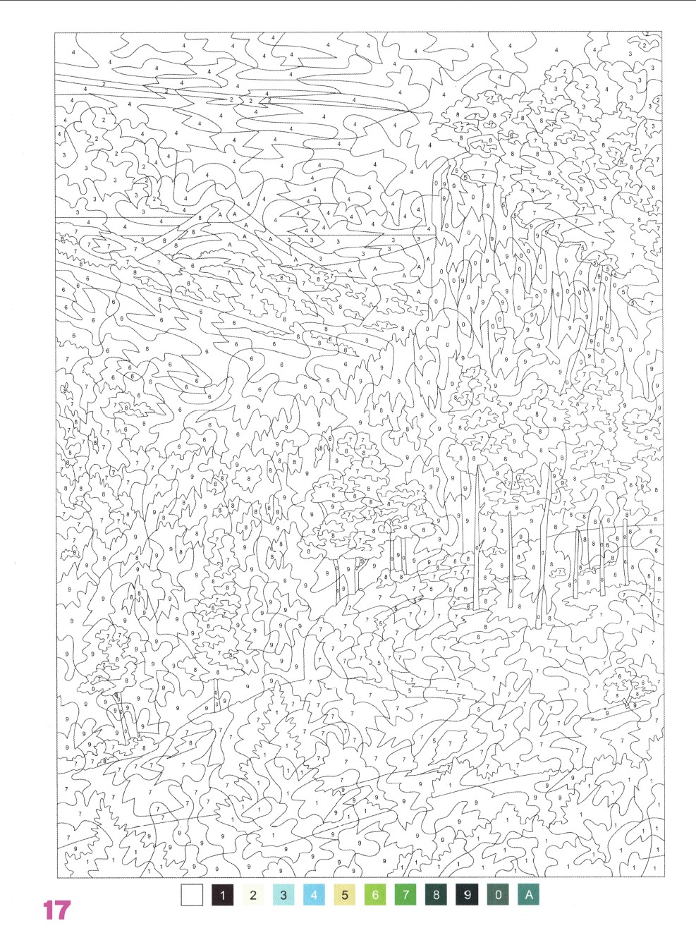 Раскраска Аниме по номерам 17