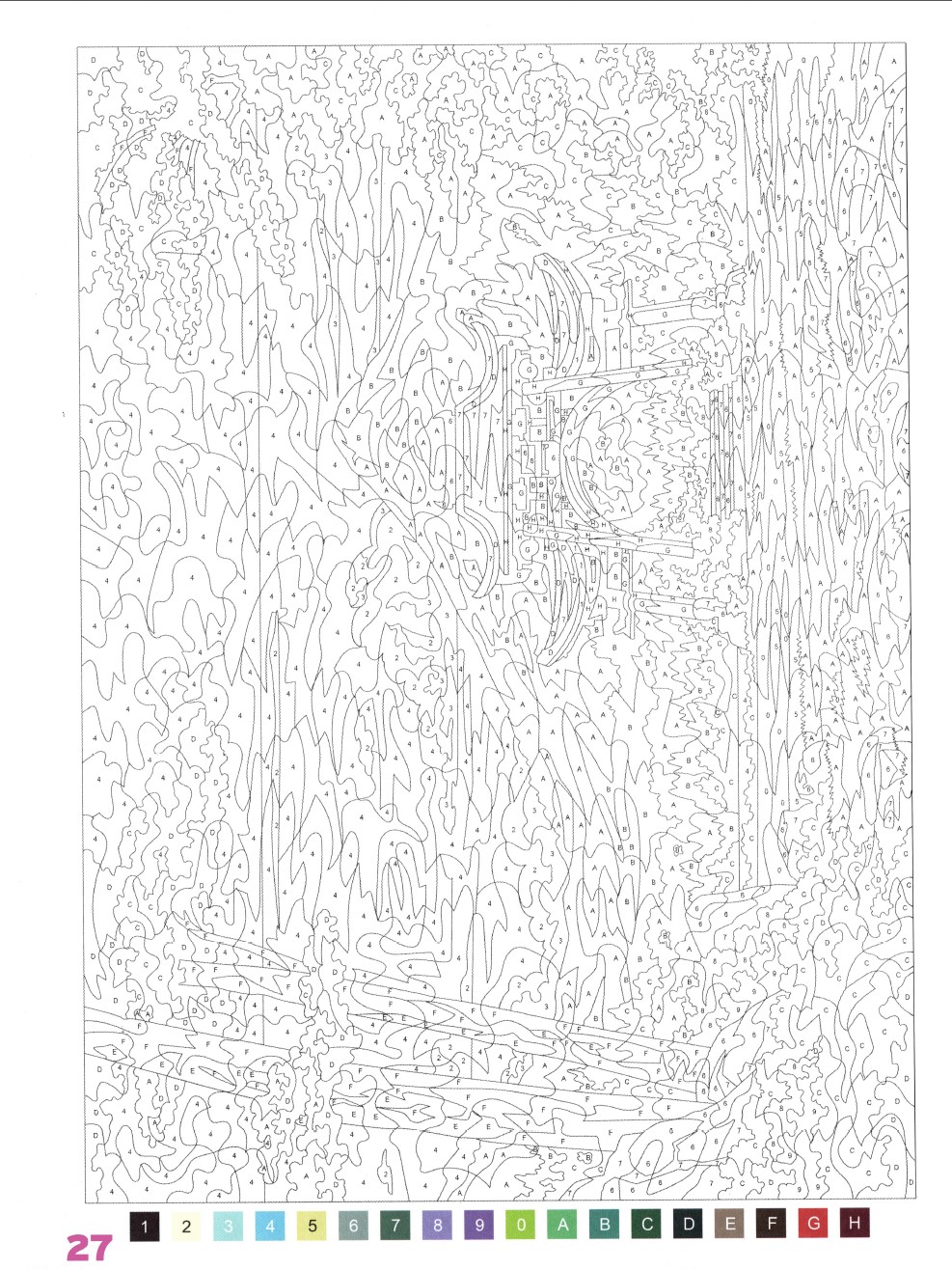 Раскраска Аниме по номерам 27