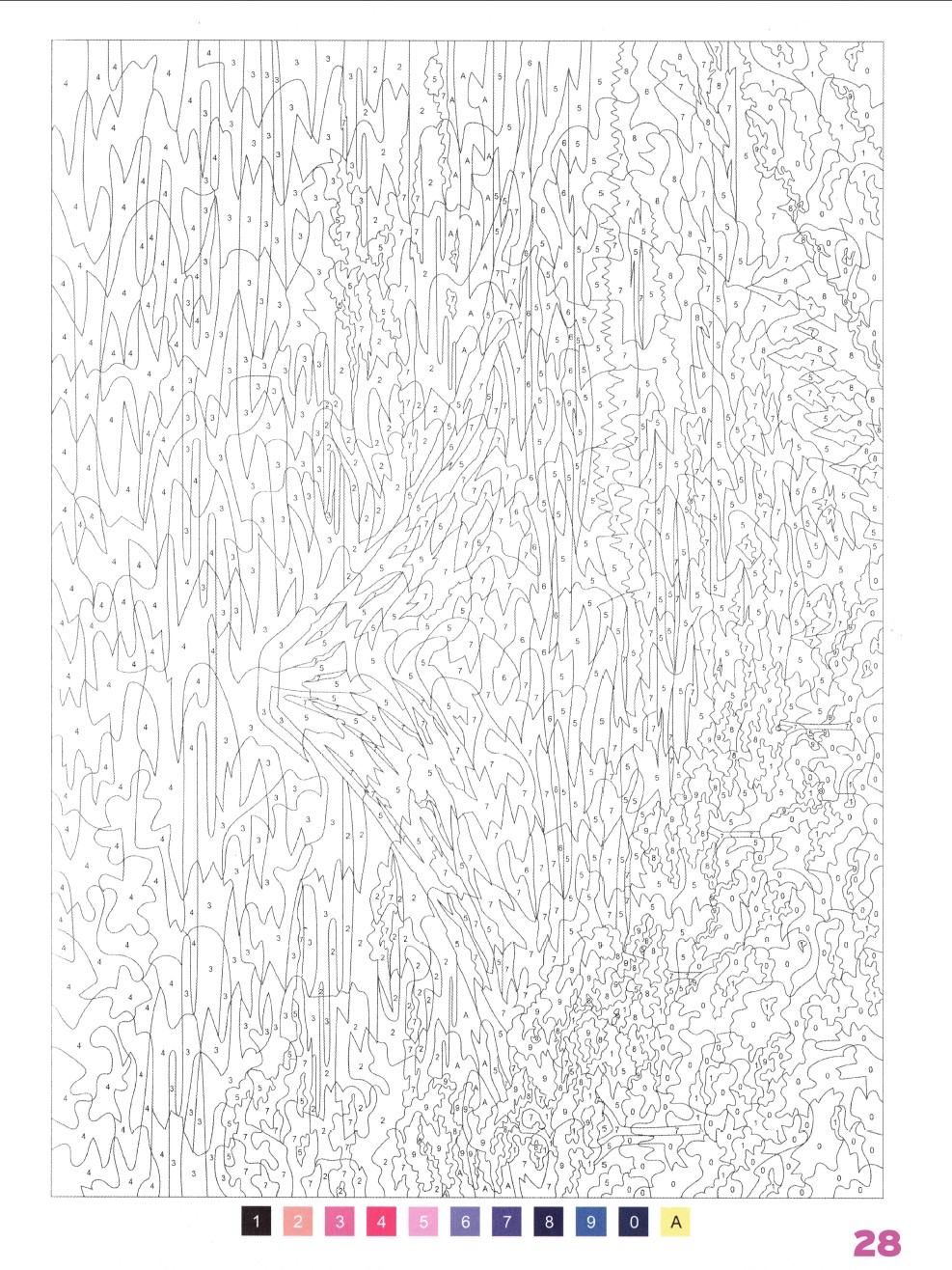 Раскраска Аниме по номерам 28