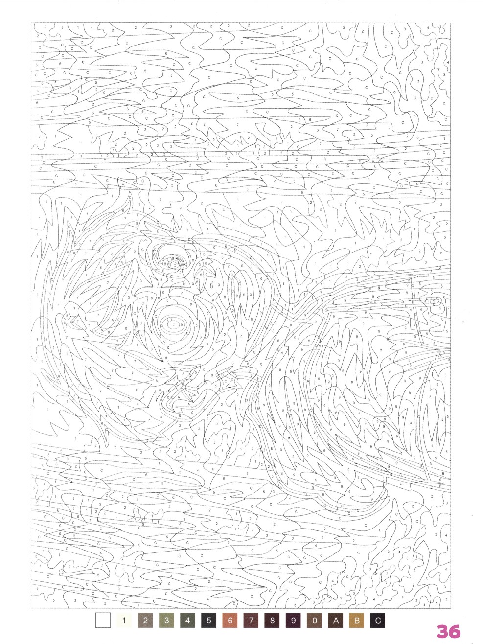 Раскраска Аниме по номерам 36