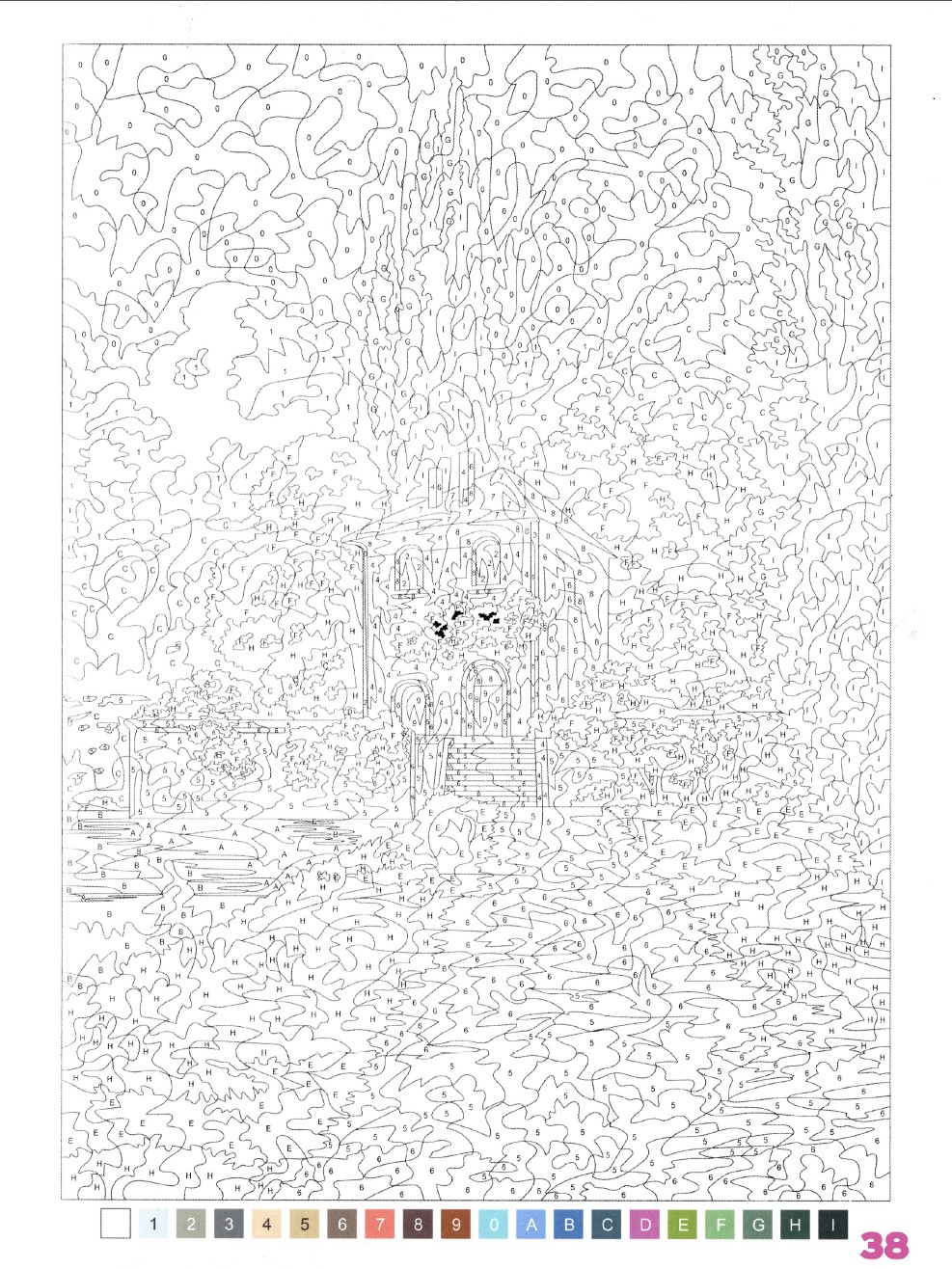 Раскраска Аниме по номерам 38