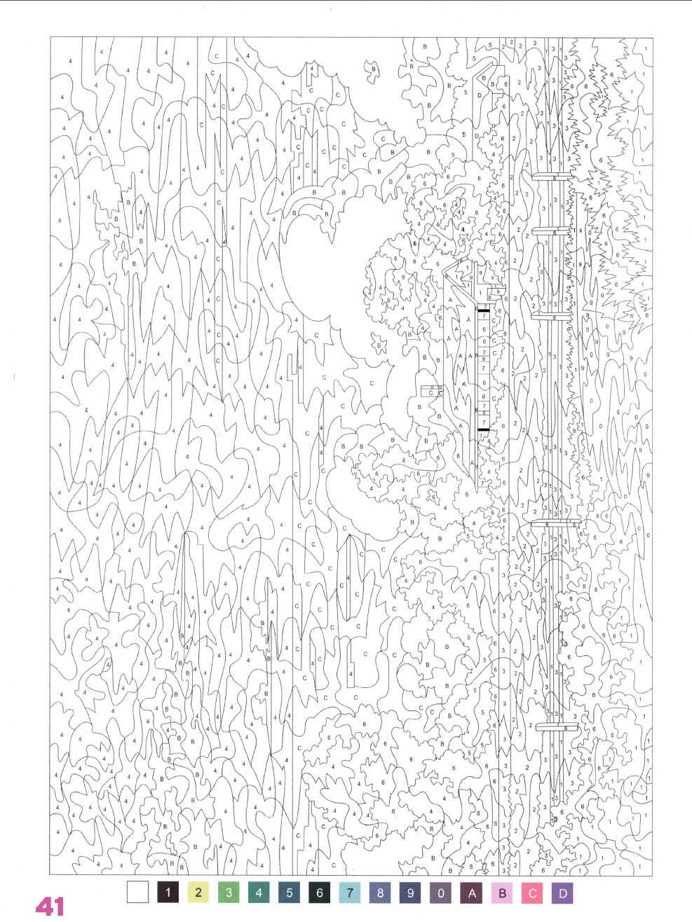 Раскраска Аниме по номерам 41