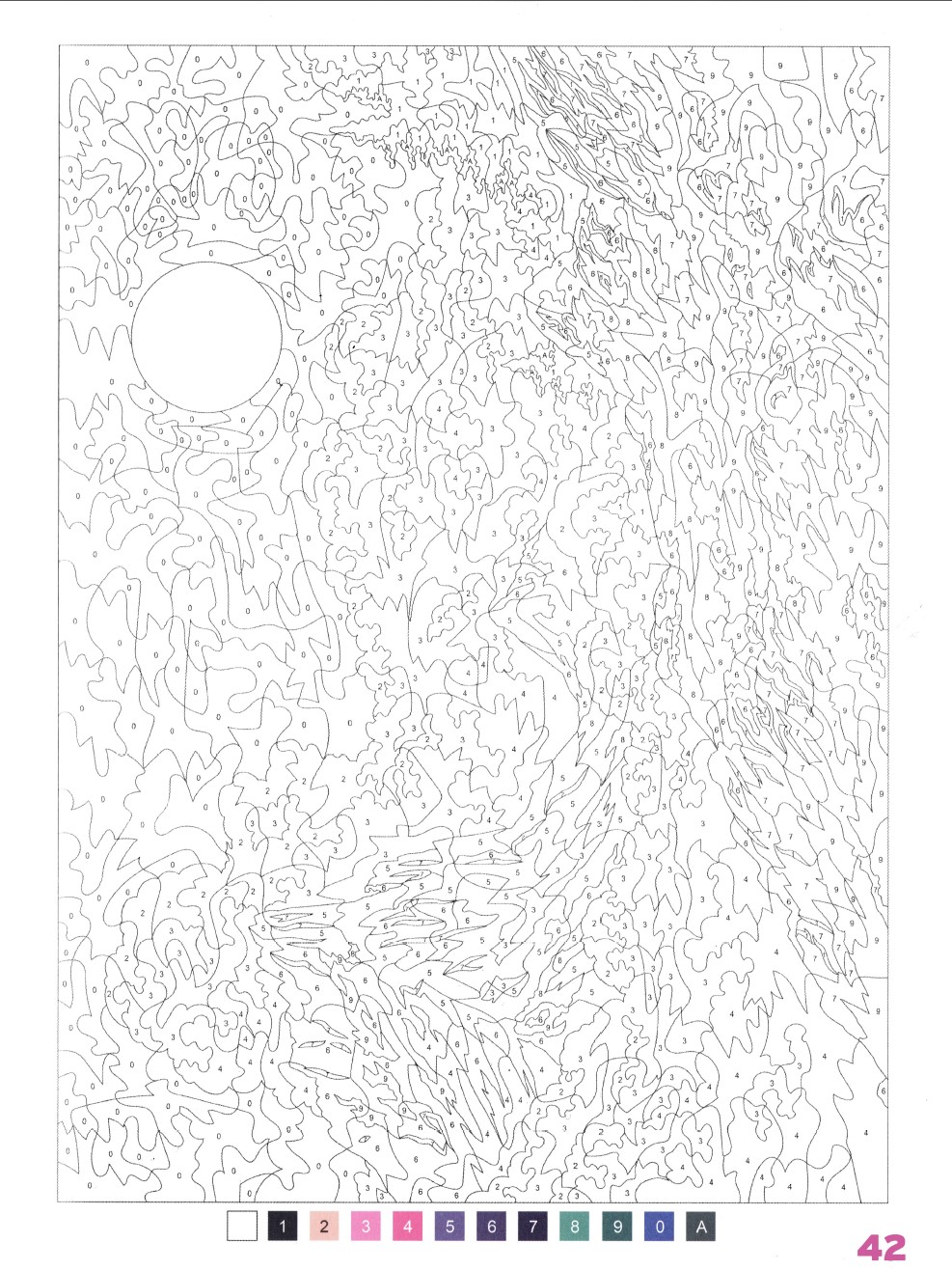 Раскраска Аниме по номерам 42