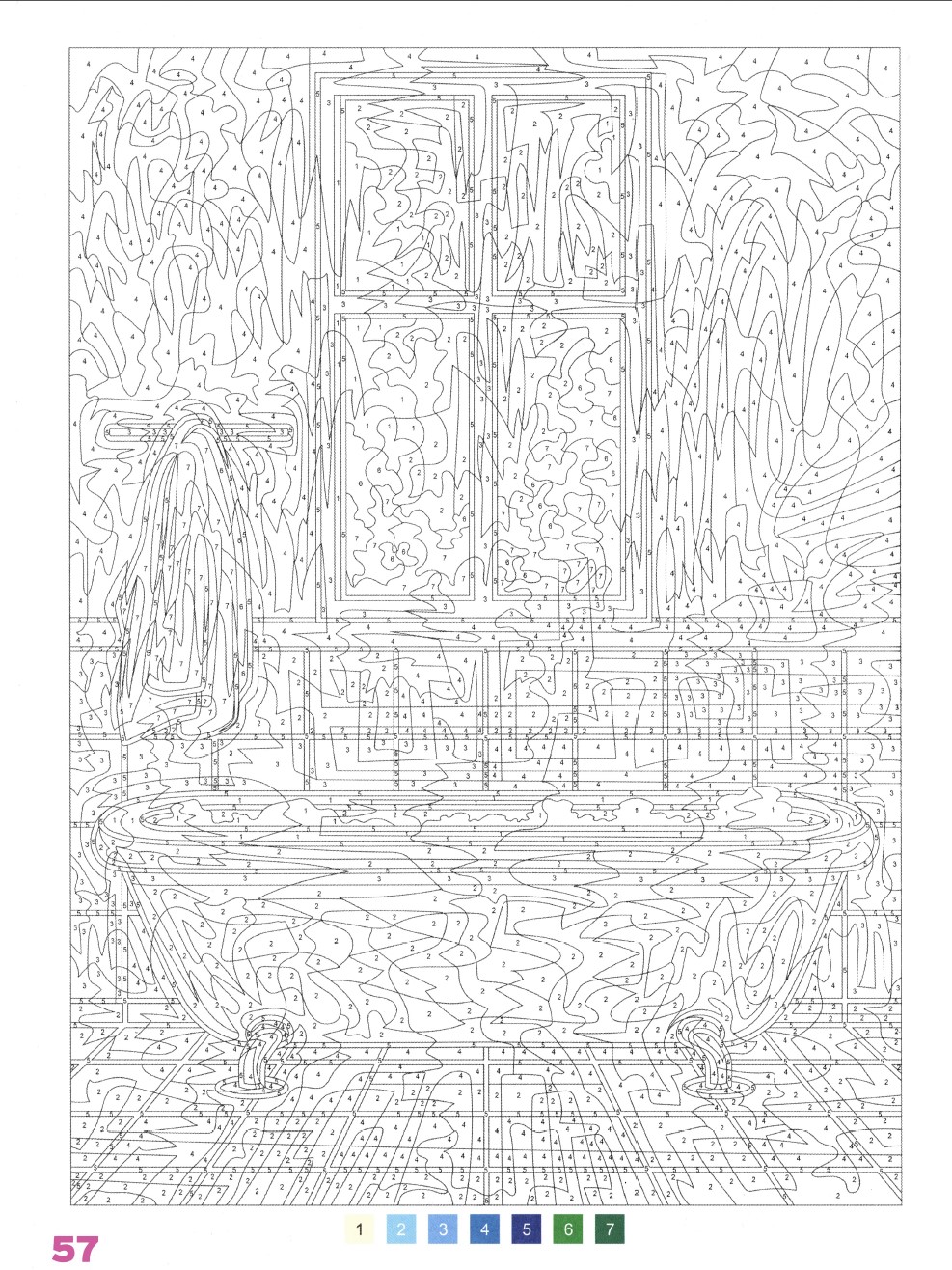 Раскраска Аниме по номерам 57