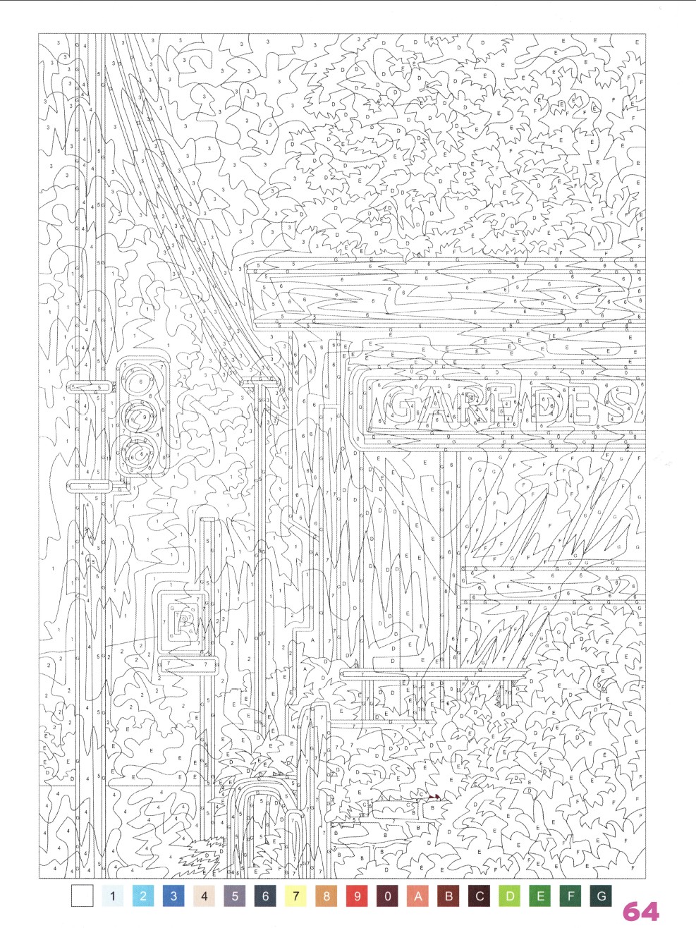 Раскраска Аниме по номерам 64