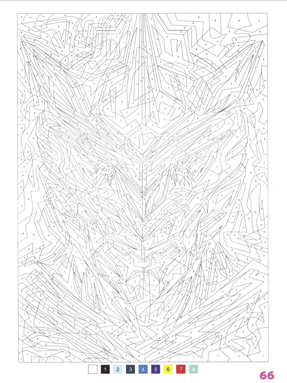 Раскраска Аниме по номерам 66