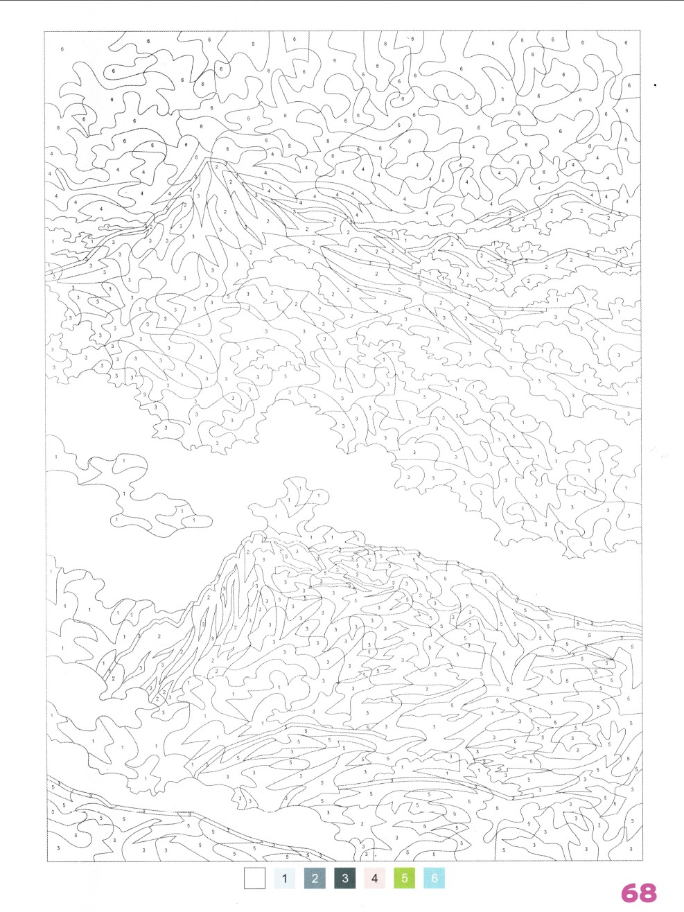 Раскраска Аниме по номерам 68