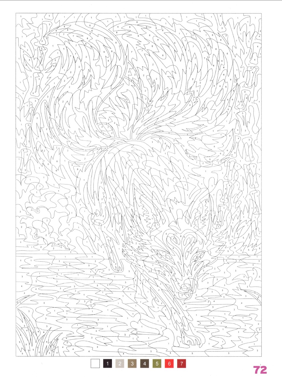 Раскраска Аниме по номерам 72