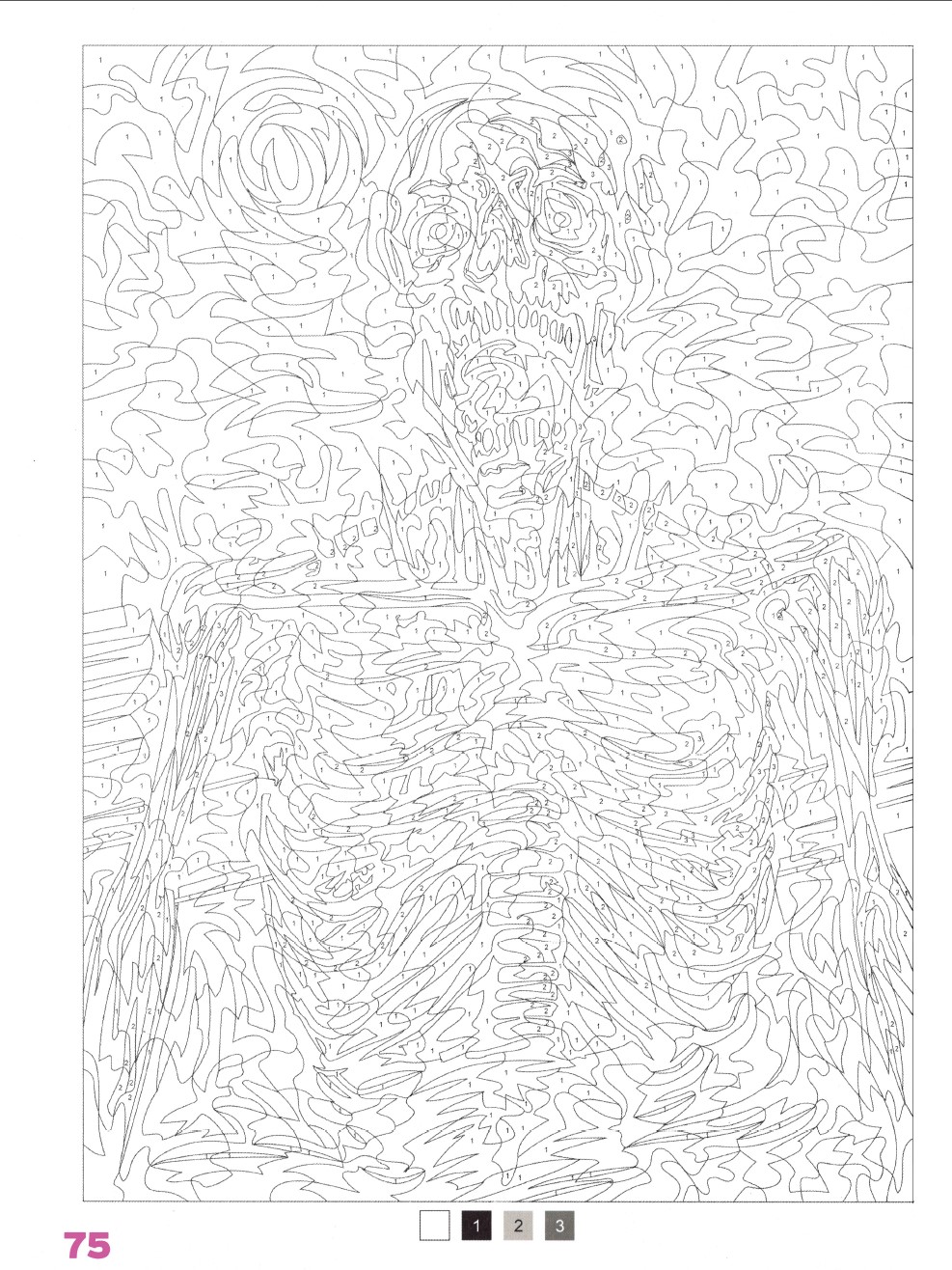 Раскраска Аниме по номерам 75