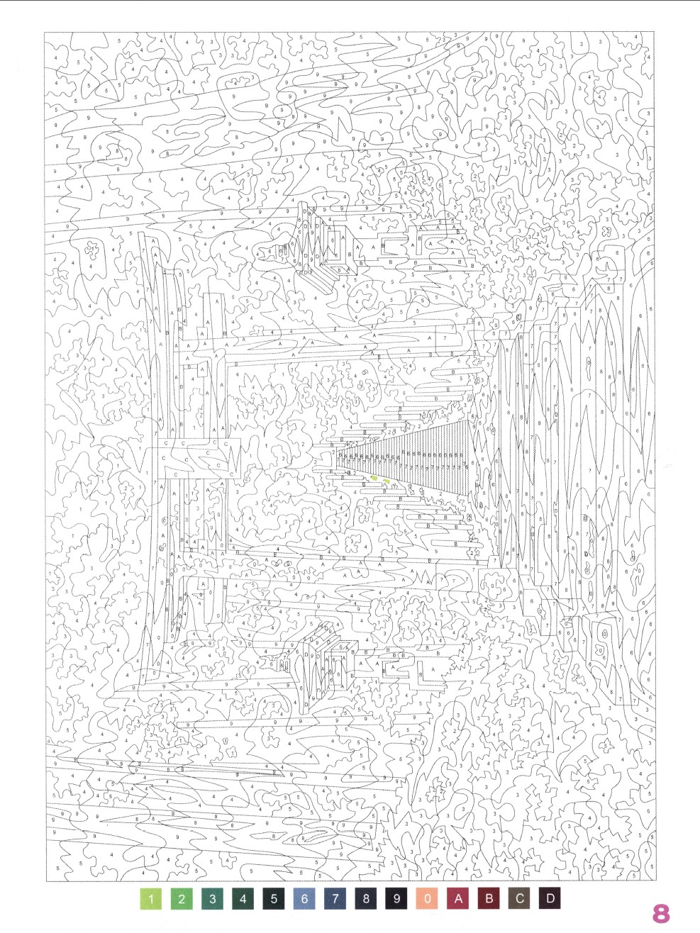 Раскраска Аниме по номерам 8