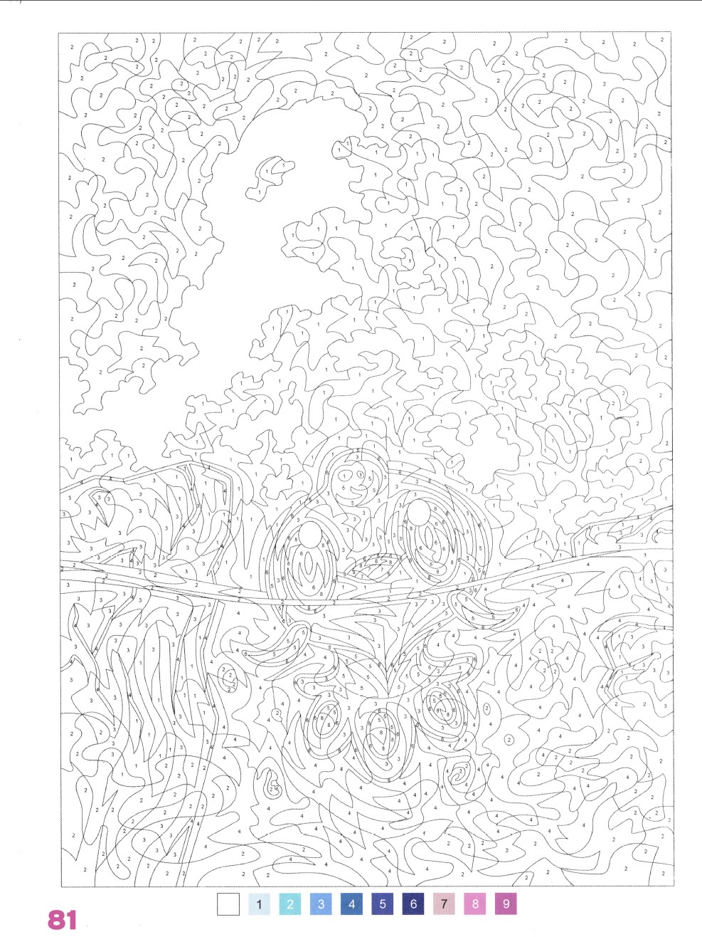 Раскраска Аниме по номерам 81