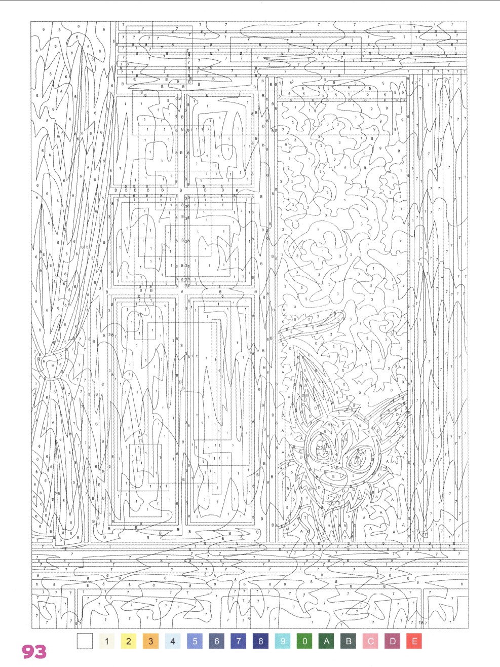 Раскраска Аниме по номерам 93