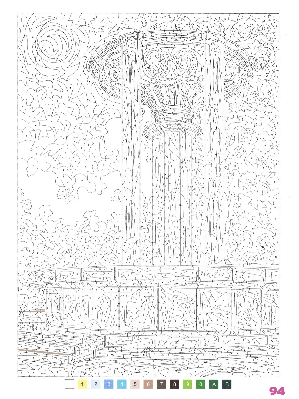 Раскраска Аниме по номерам 94