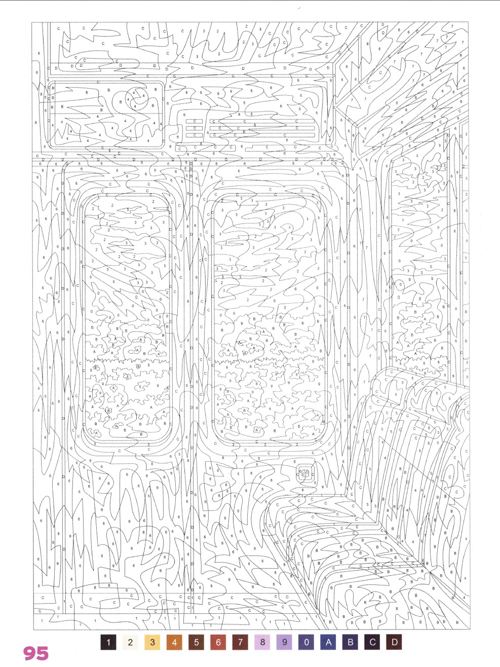 Раскраска Аниме по номерам 95